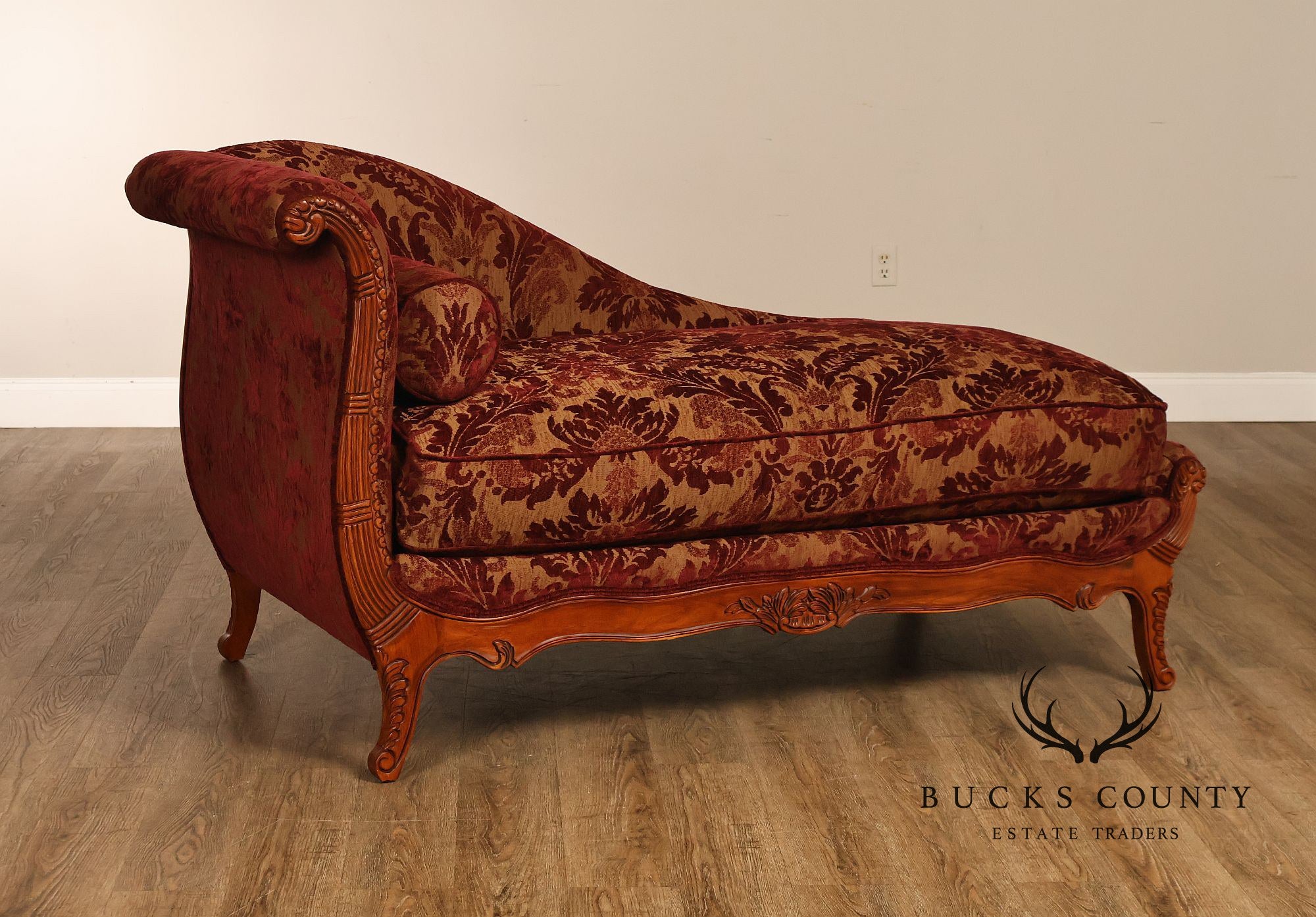 Drexel Heritage Rococo Style Chaise Lounge