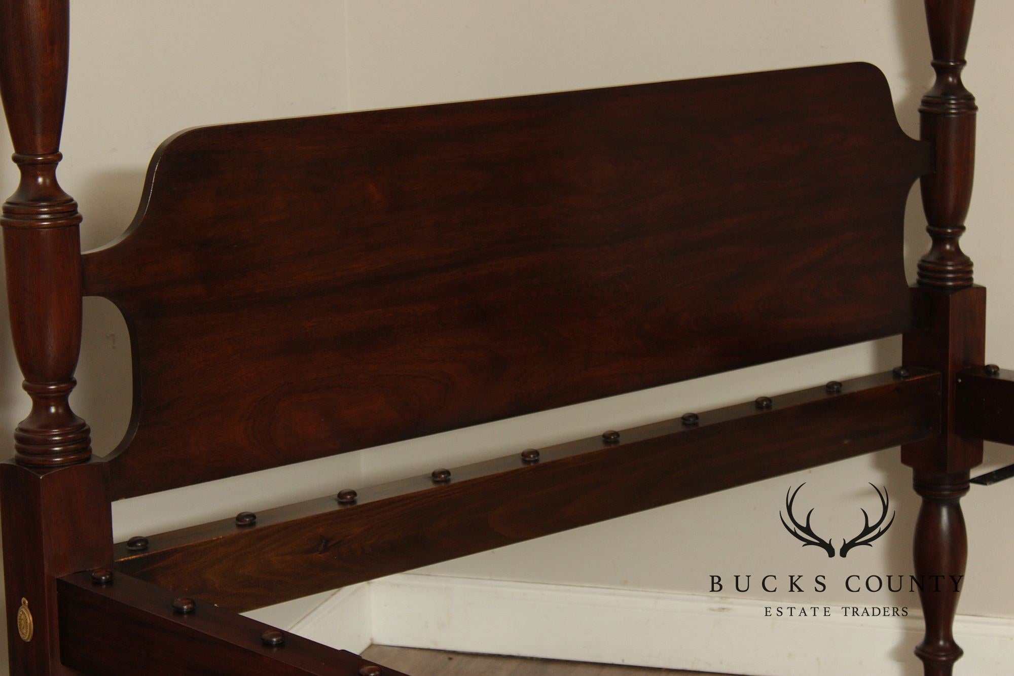 Henkel Harris Mahogany Queen Poster Bed