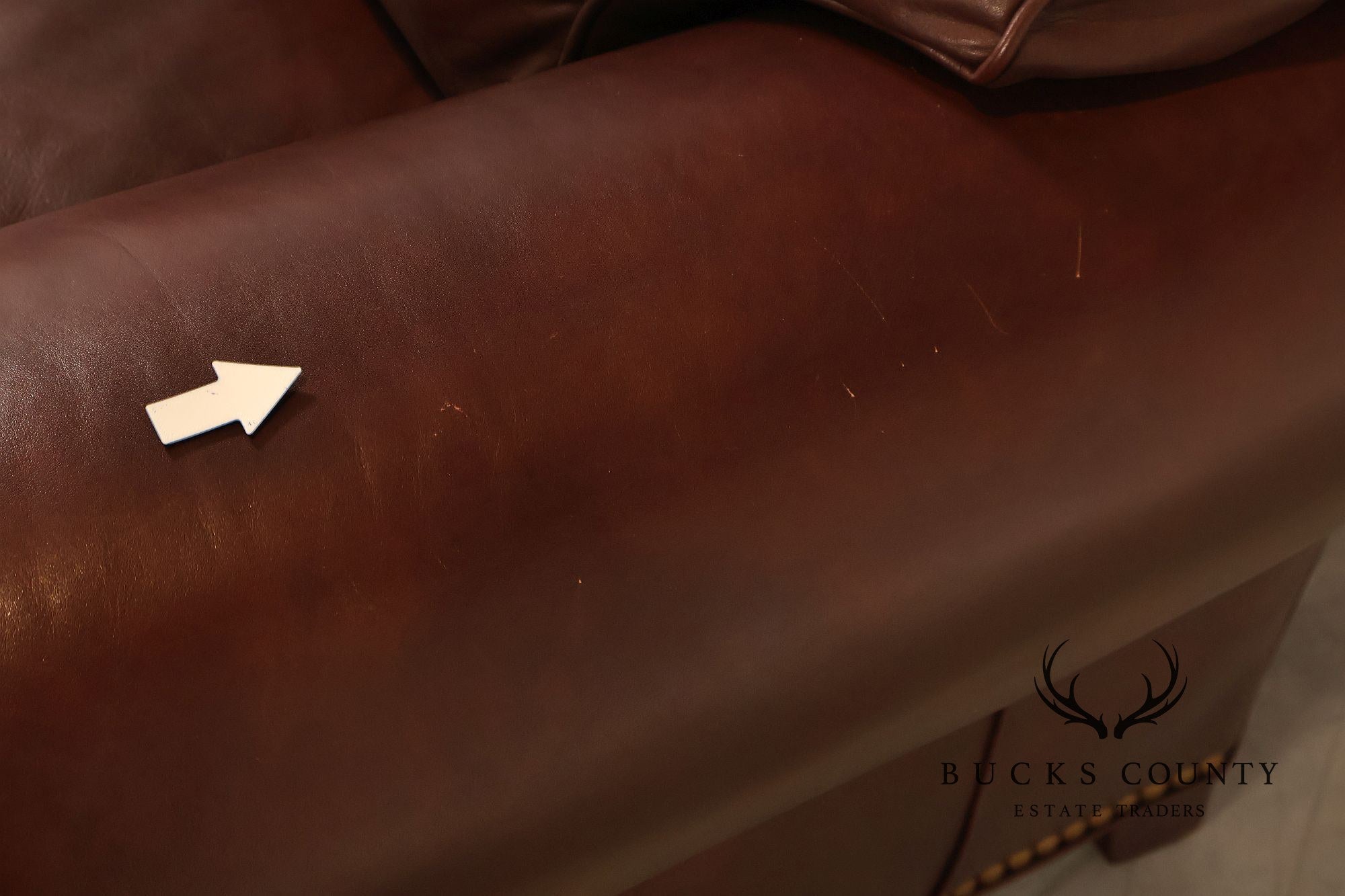 Hancock & Moore Traditional Leather Sofa