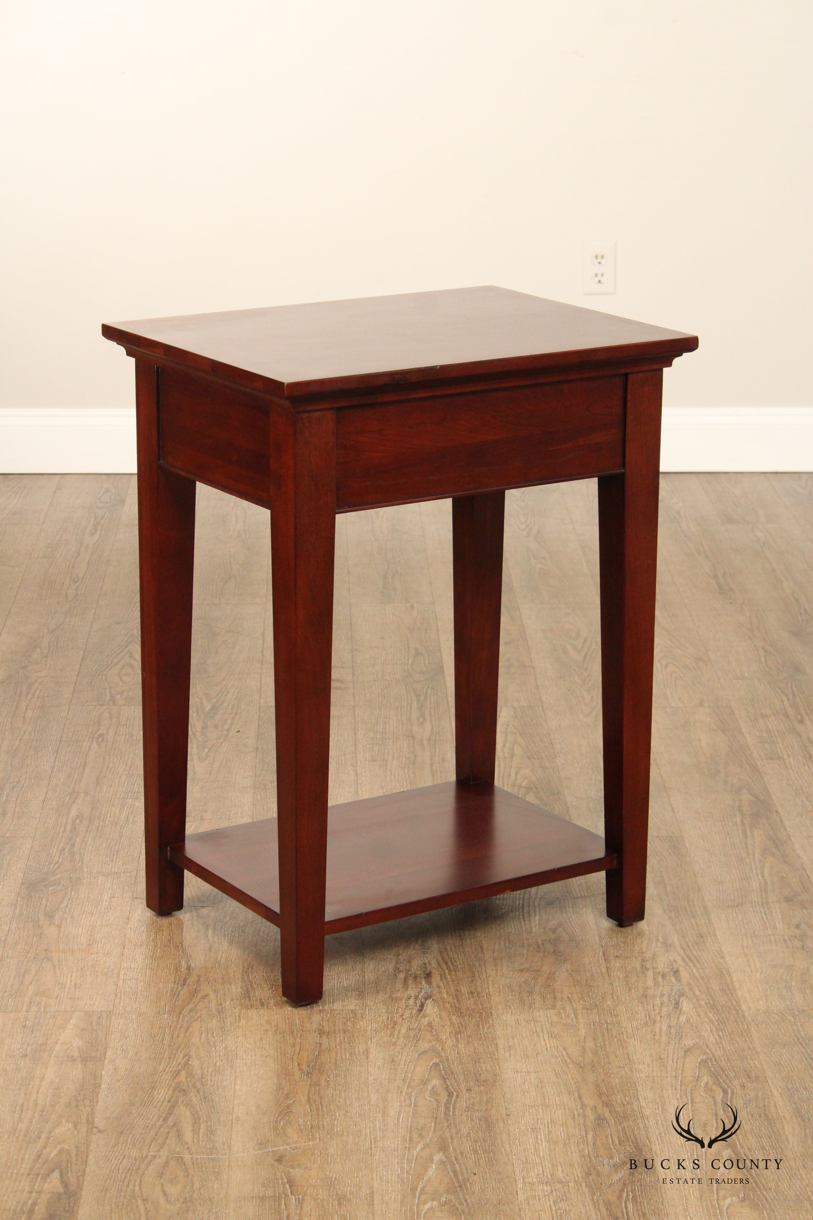 Restoration Hardware Pair of Cherry 'Marston' Nightstands