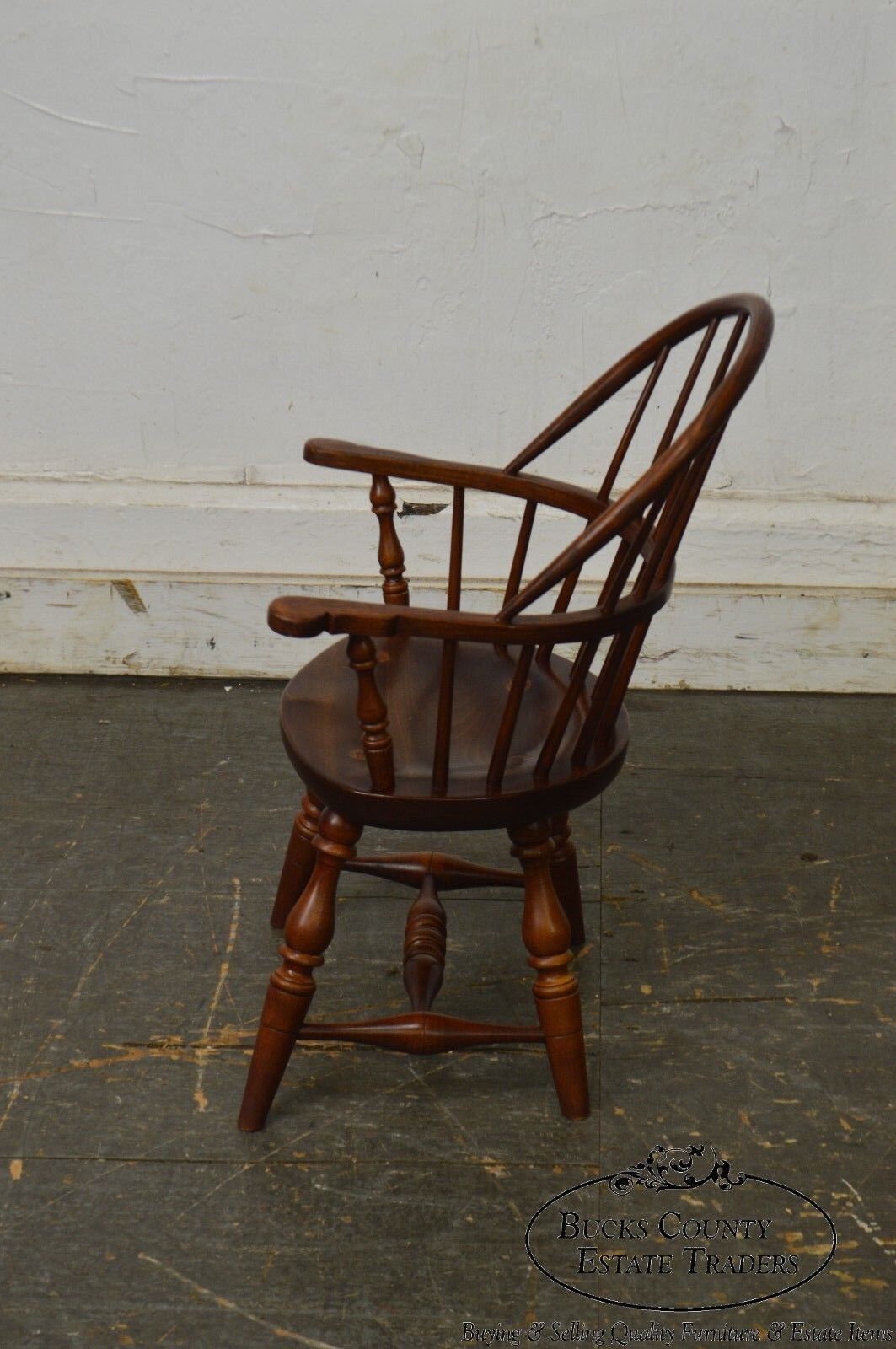 Frederick Duckloe & Bros Windsor Style Childs Diminutive Size Arm Chair