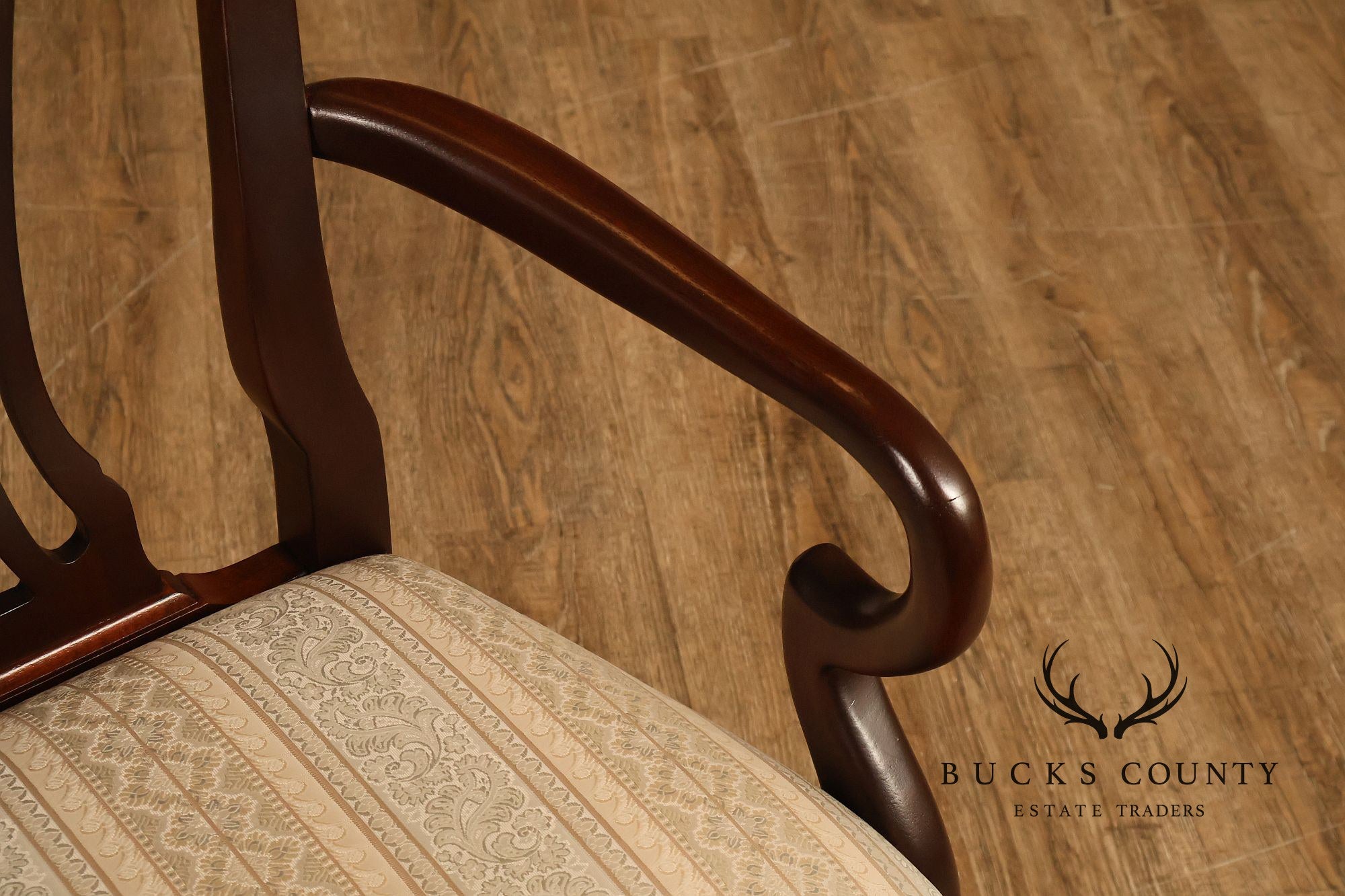 Ethan Allen '18th Century Mahogany' Set of Six Dining Chairs