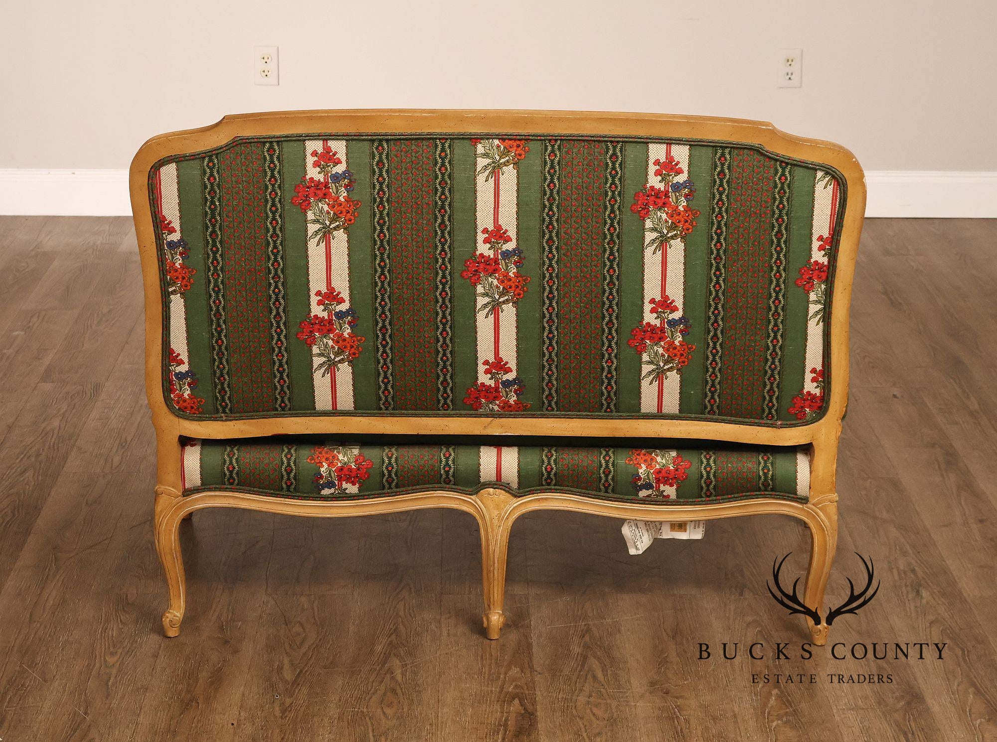 Kindel French Louis XV Style Painted Settee