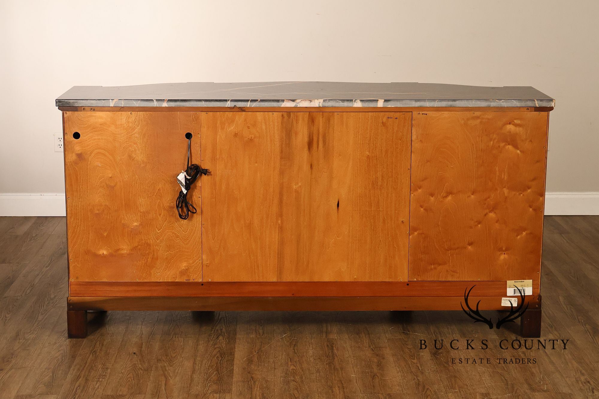 Henredon Historic Natchez Collection Marble Top Mahogany Sideboard