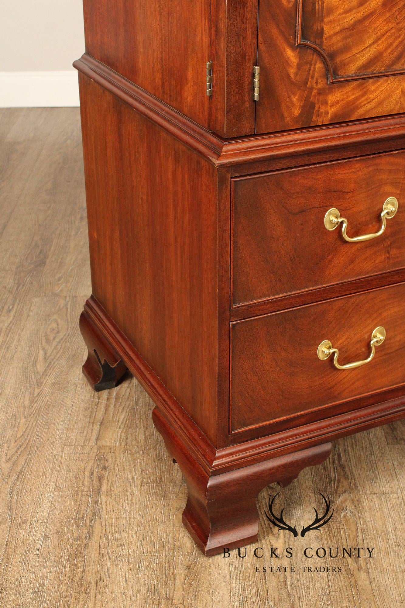 Henkel Harris Mahogany Entertainment Armoire