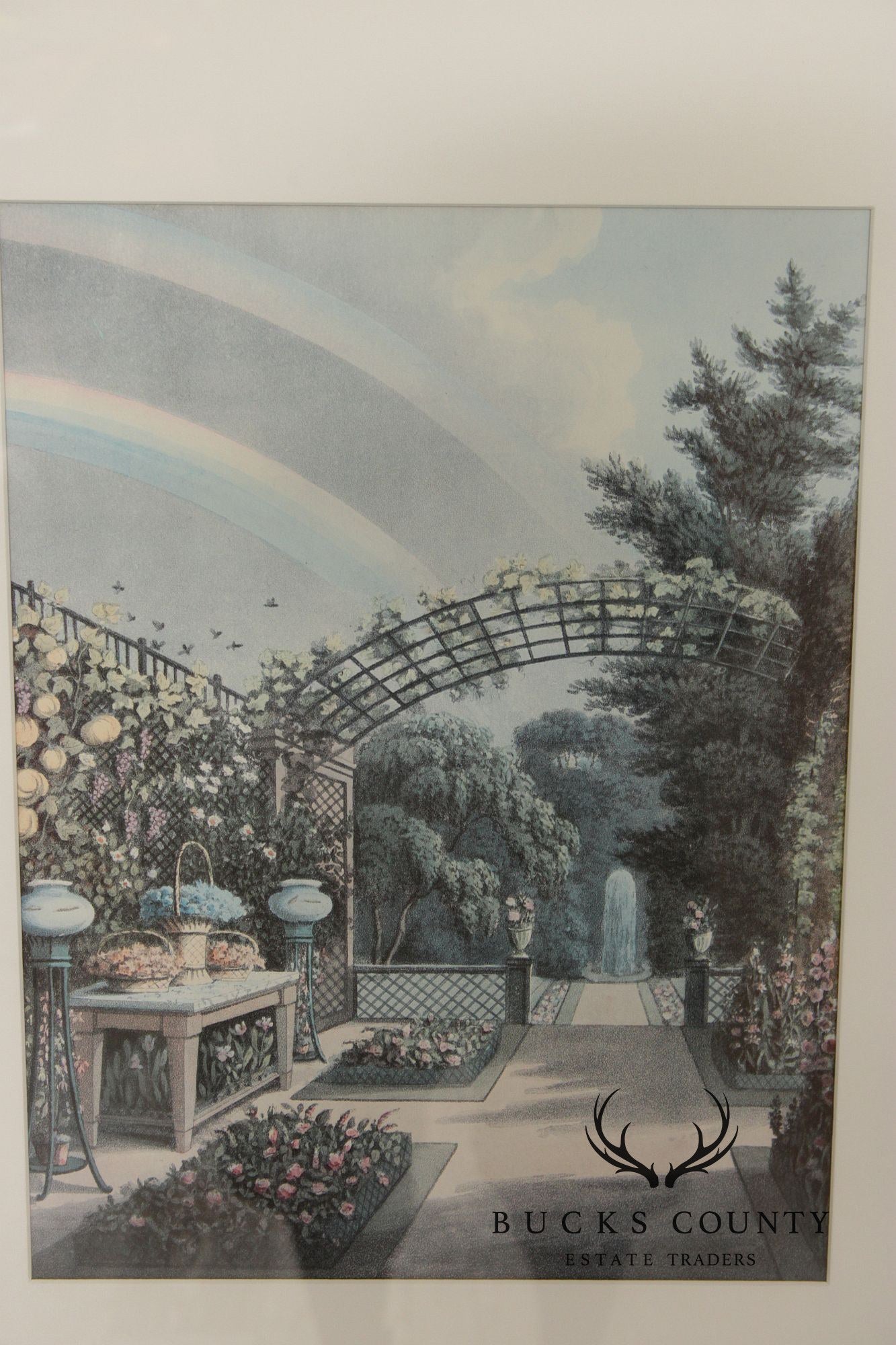 English Georgian Garden and Pheasantry Prints