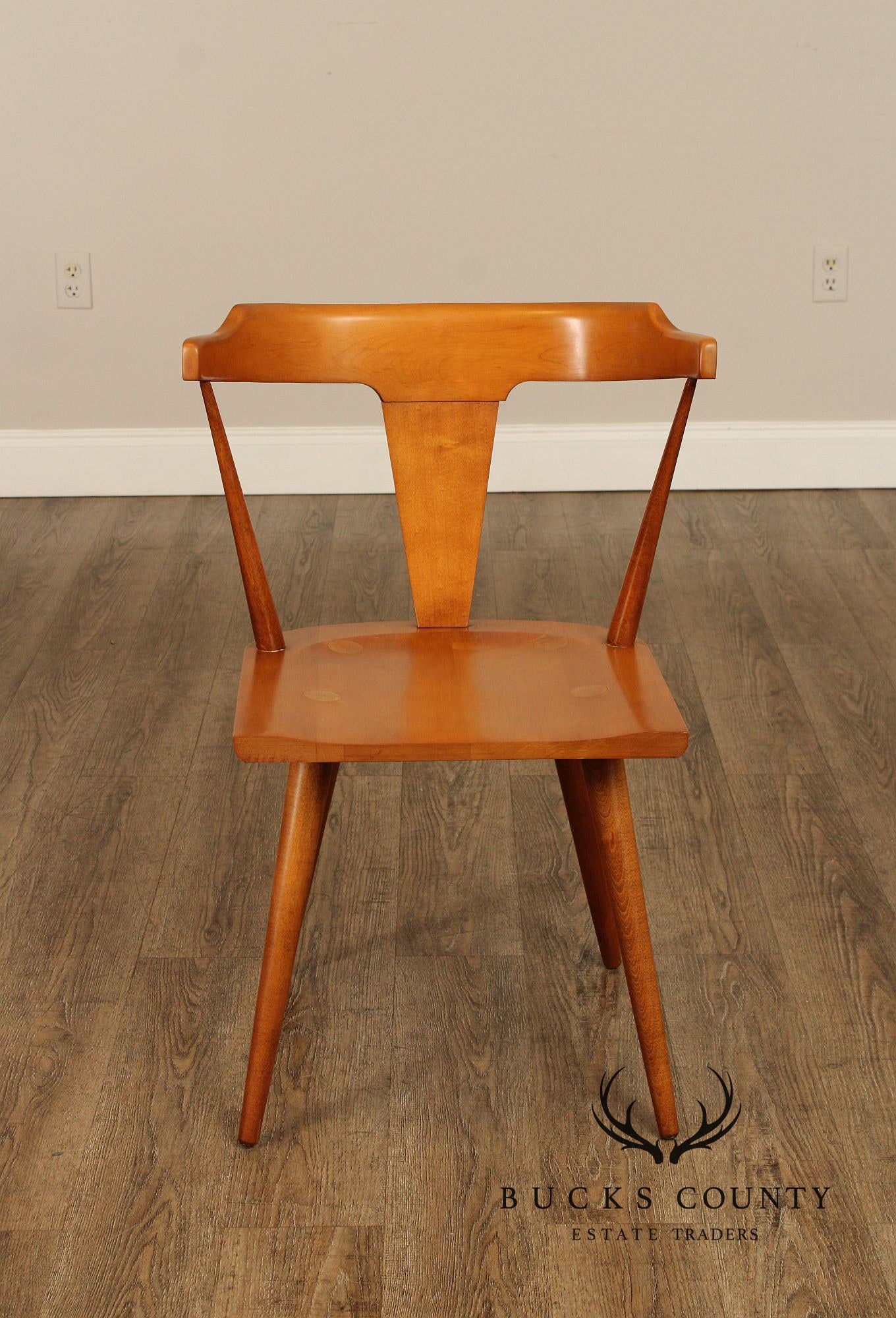 Paul McCobb Planner Group Mid Century Modern Maple Armchair