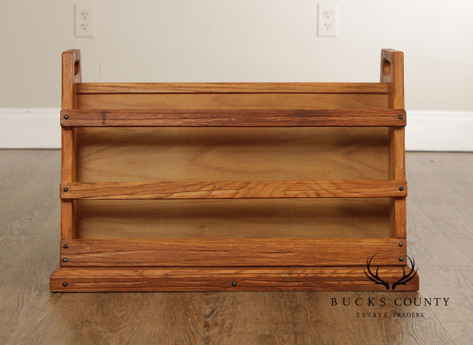 Brandt Ranch Oak Vintage Magazine Stand