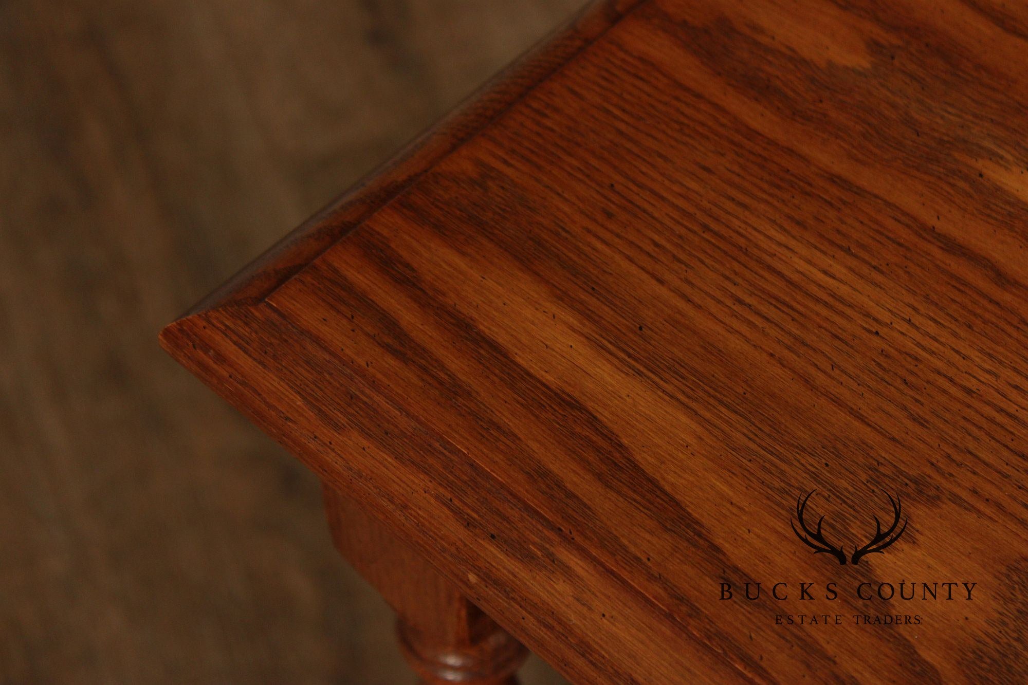 Pennsylvania House Solid Oak Two Tier End Table With Drawer