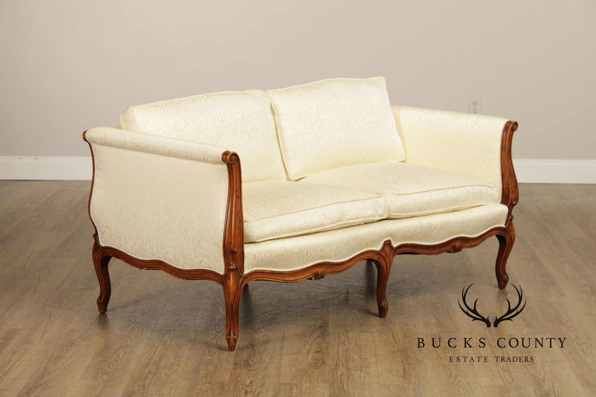 French Louis XV Style Carved Loveseat