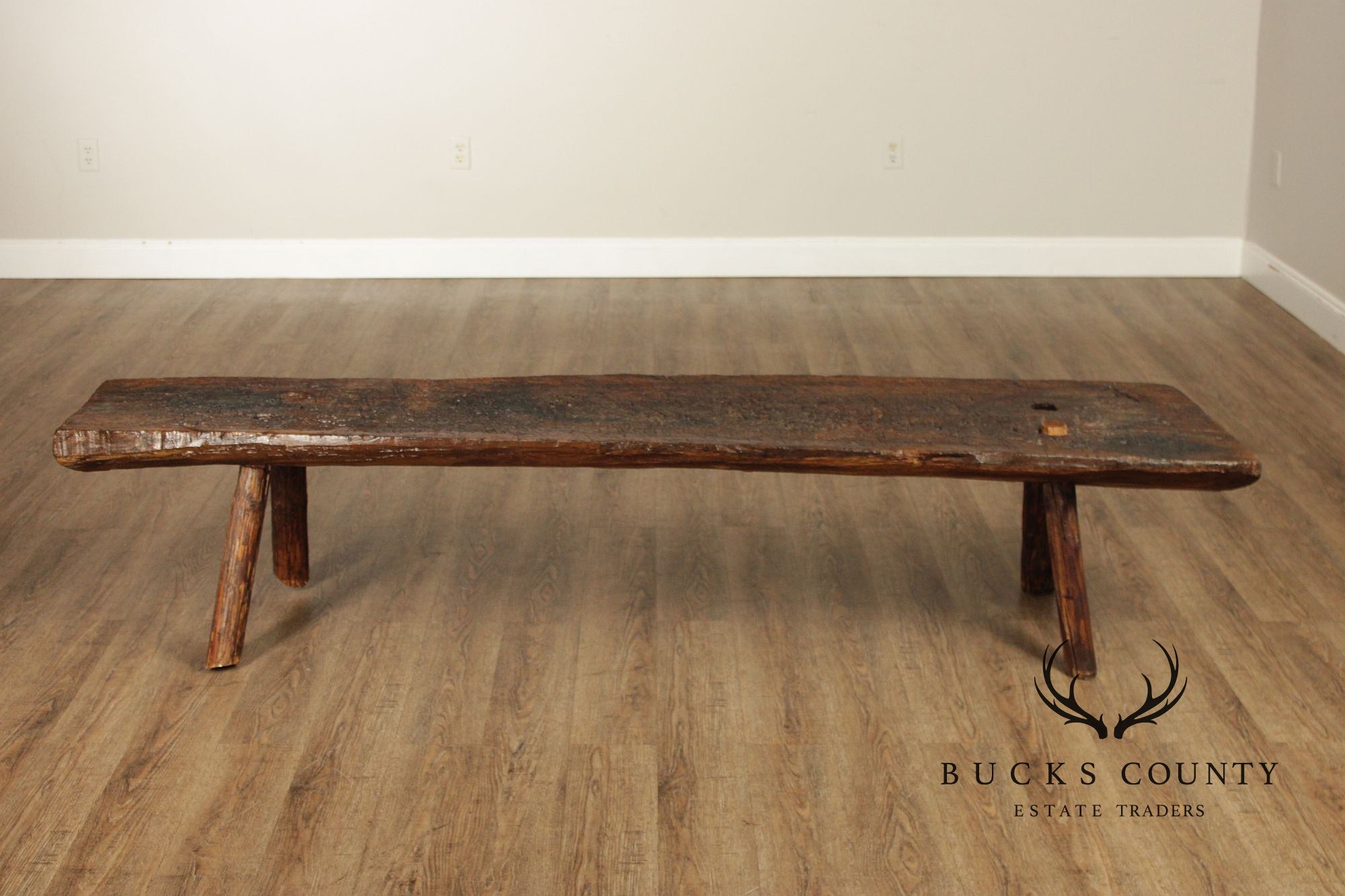Antique Rustic Long Pig Bench