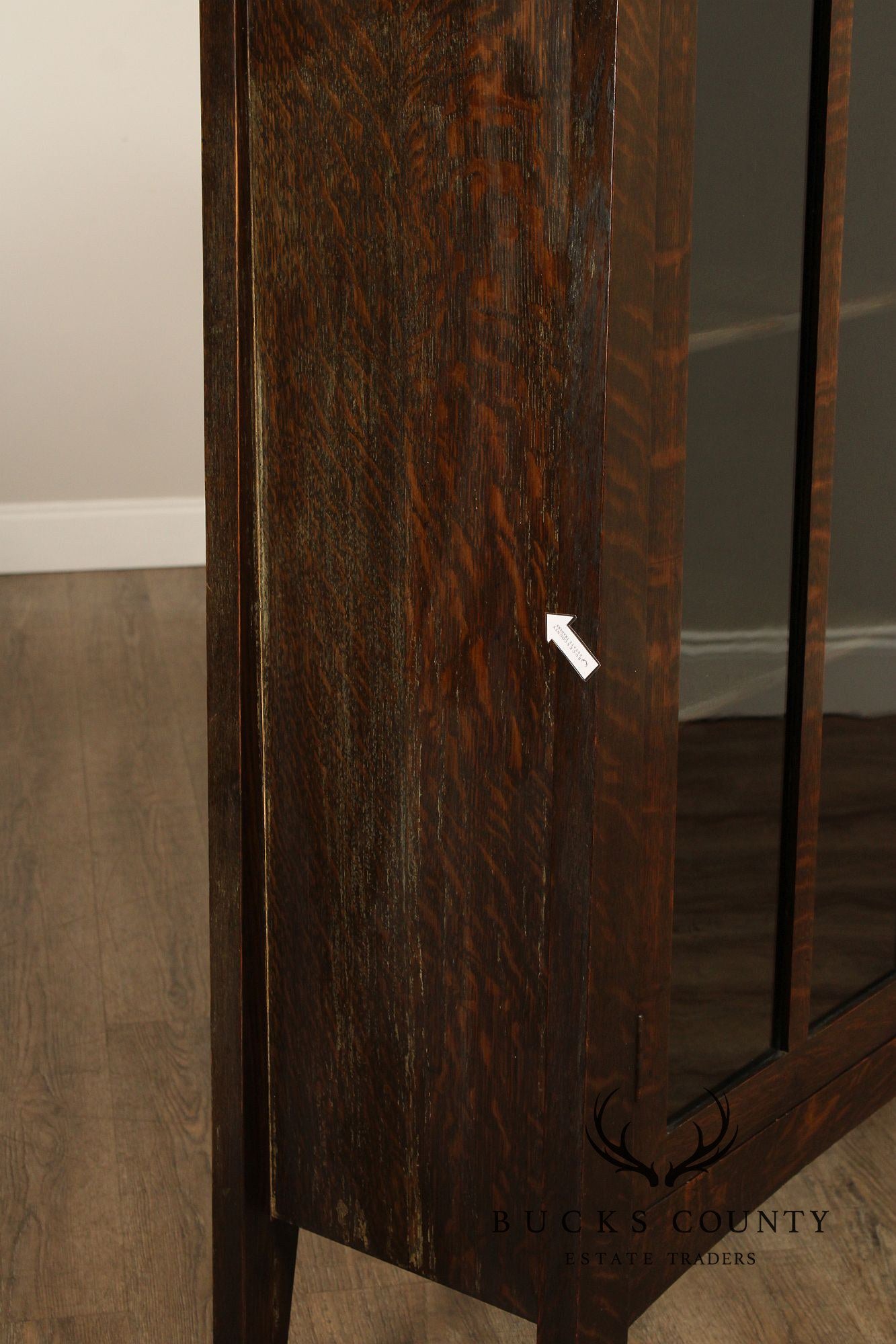 Limbert Antique Mission Oak Arts & Crafts Glass Door Bookcase