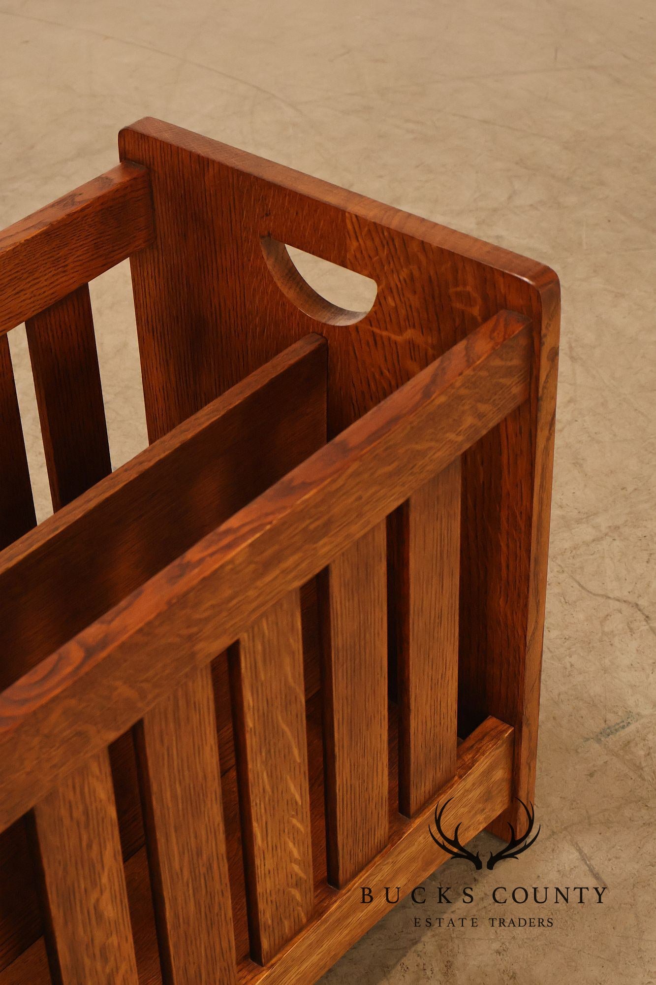 Stickley Mission Collection Oak Magazine Rack
