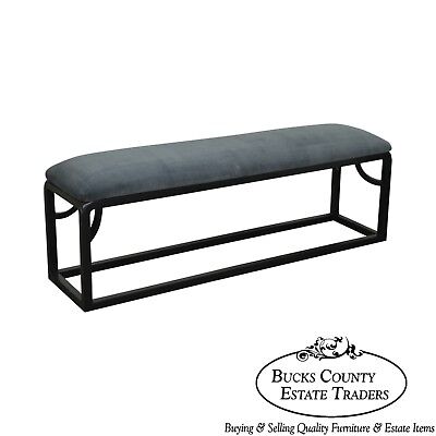 Custom Black Painted Long Bench (B)