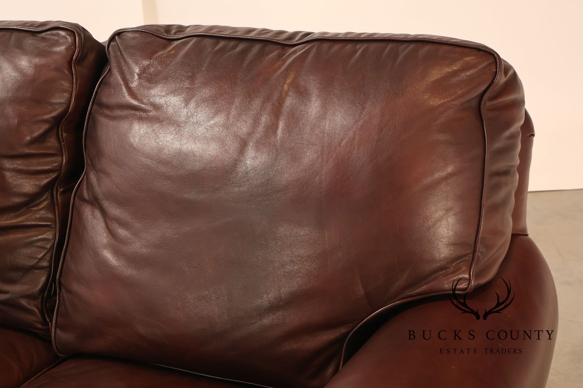 Hancock & Moore Traditional Leather Sofa