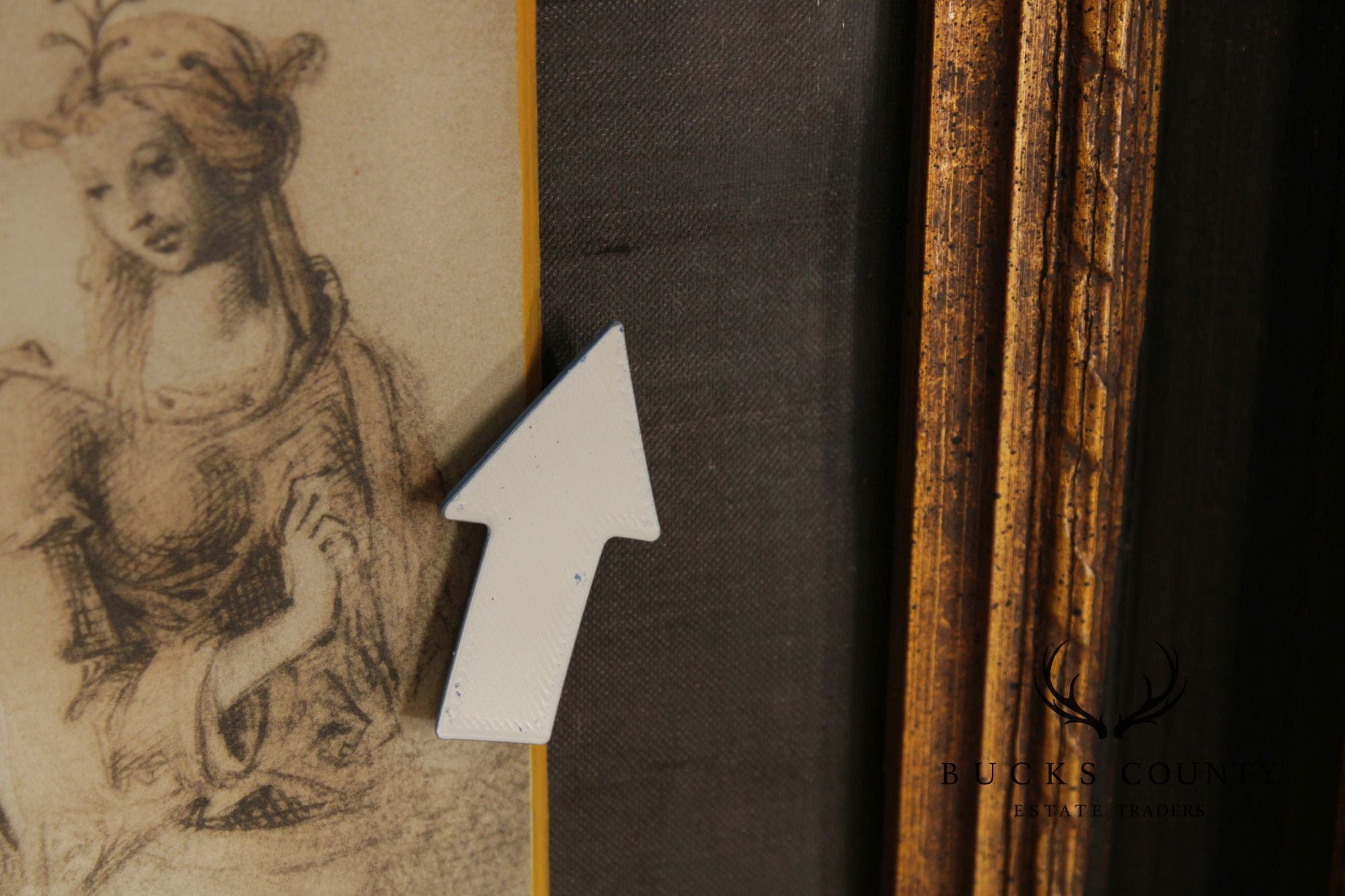 Classical Style Framed Print, Pair of Allegorical Figures