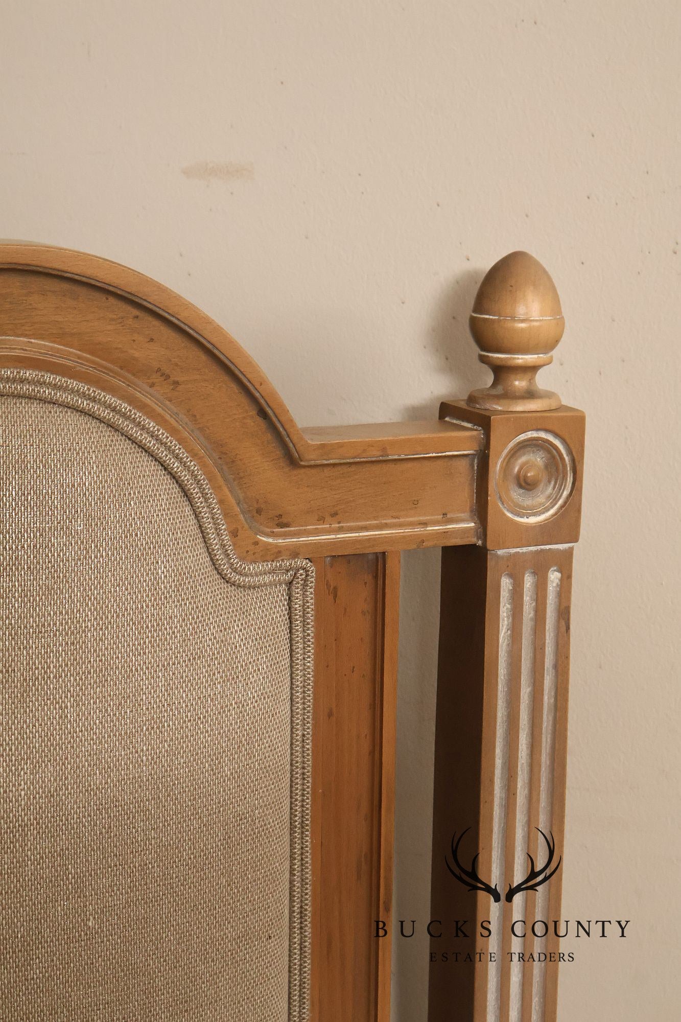 Ethan Allen King 'Allesandra' Upholstered Bed Frame
