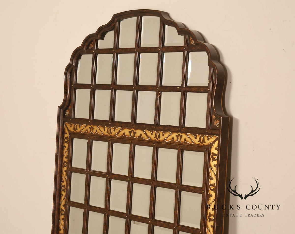 John Widdicomb British India Large Beveled Panel Wall Mirror