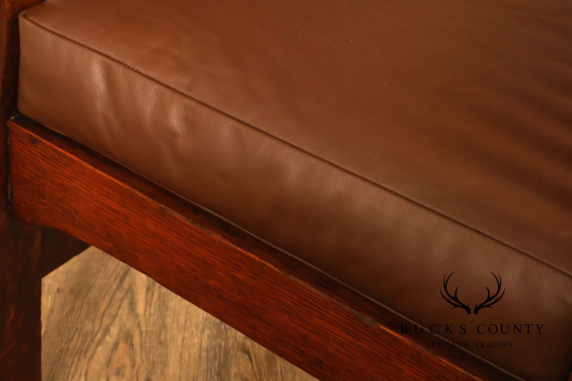 Michigan Chair Company Arts And Crafts Oak Armchair