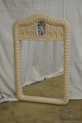 Lexington Henry Link Painted Wicker Mirror