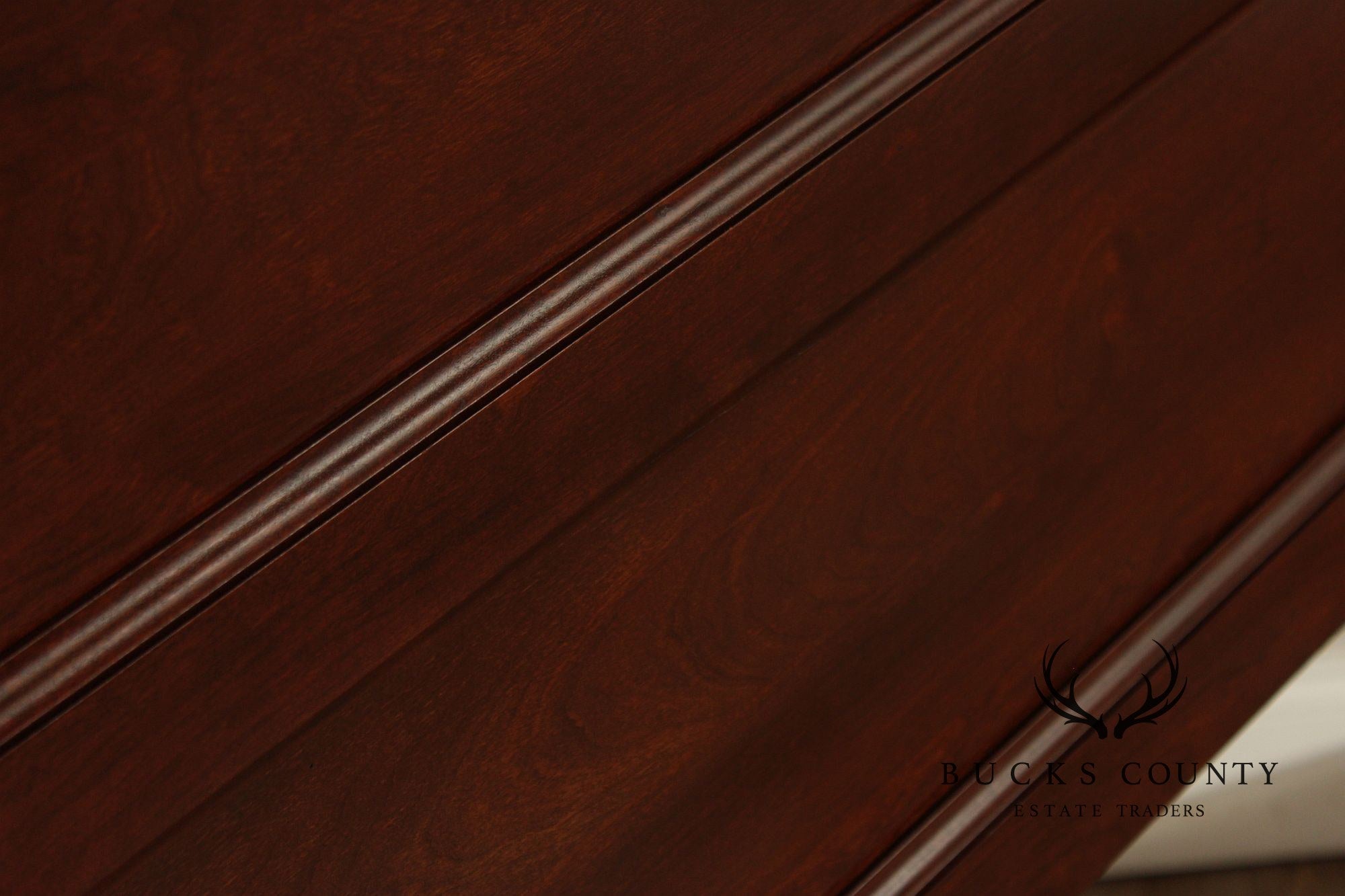 Durham Furniture Handcrafted Louis Philip Style Queen Cherry Sleigh Bed