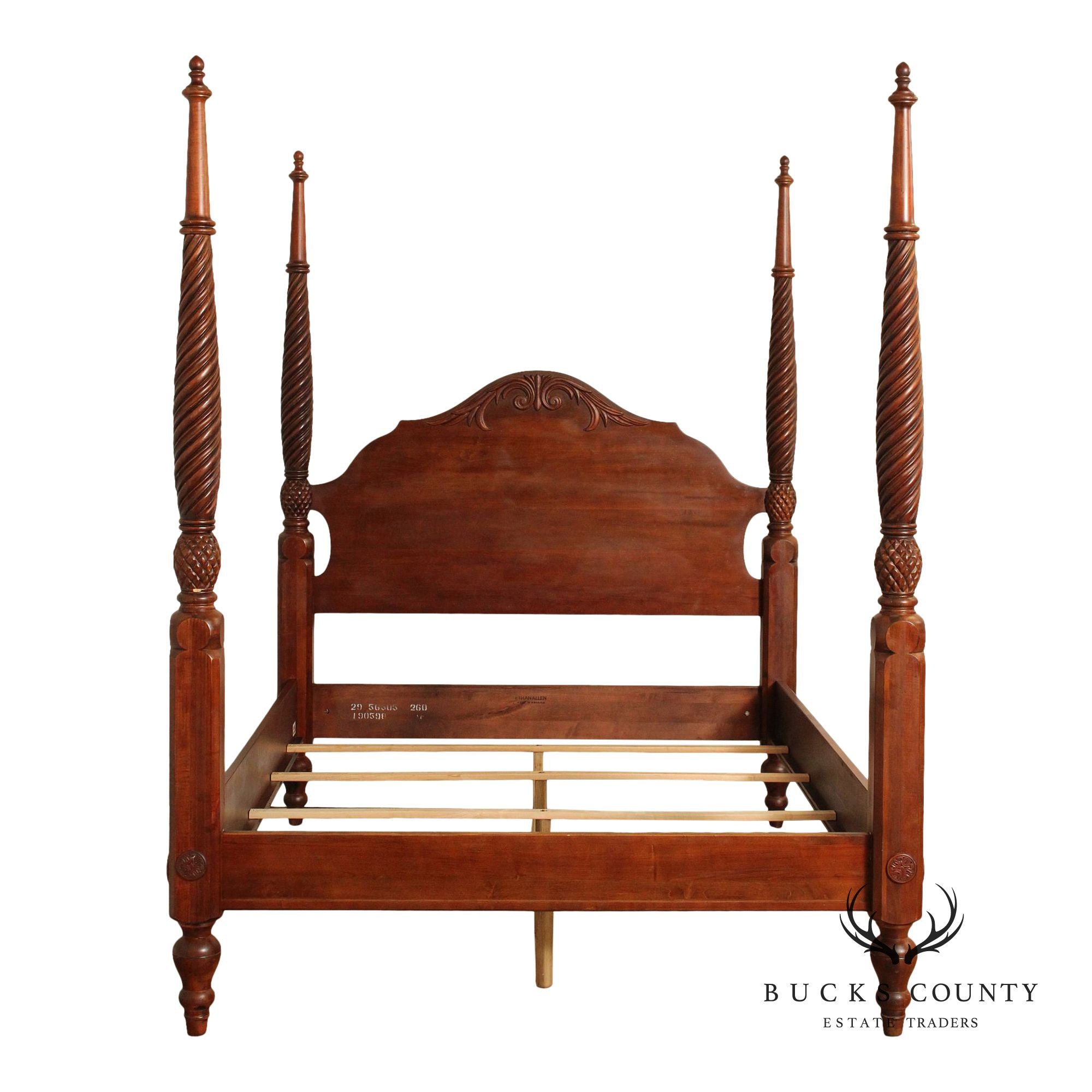 Ethan Allen 'British Classics' Queen Size Poster Bed