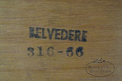 Kindel Belvedere French Louis XV Style Trumeau Mirror