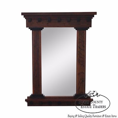 Studio Made Mixed Wood Small Hanging Wall Mirror by Artscape