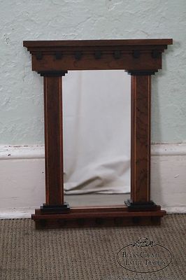 Studio Made Mixed Wood Small Hanging Wall Mirror by Artscape