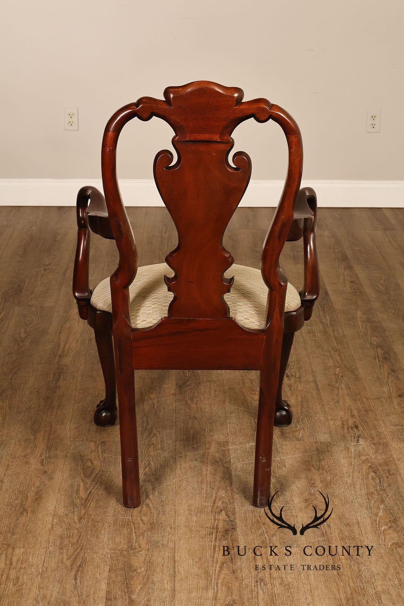Kindel Winterthur Collection Pair of Mahogany Armchairs