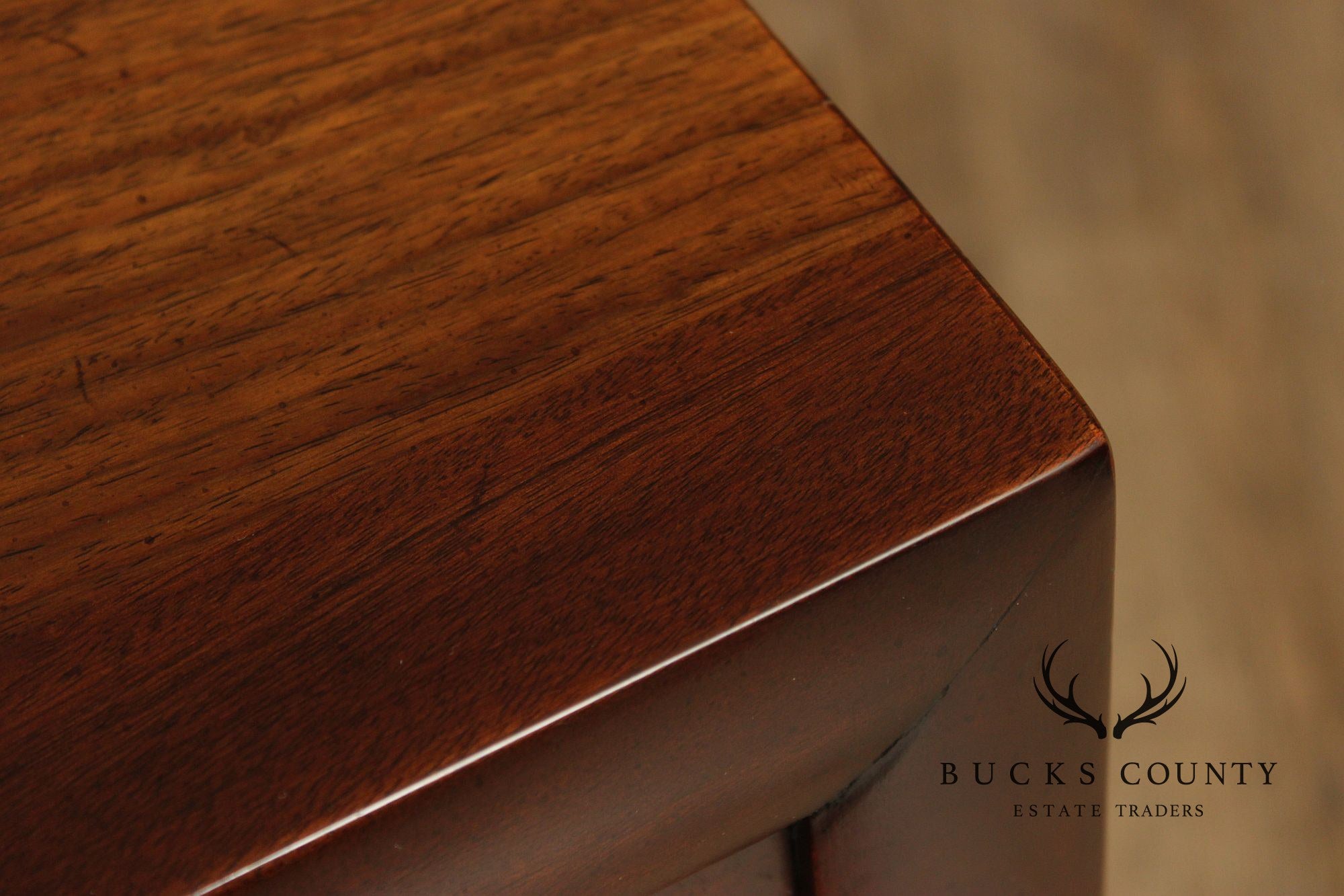 Henredon Asian Style Pair of Walnut Storage Cupboards