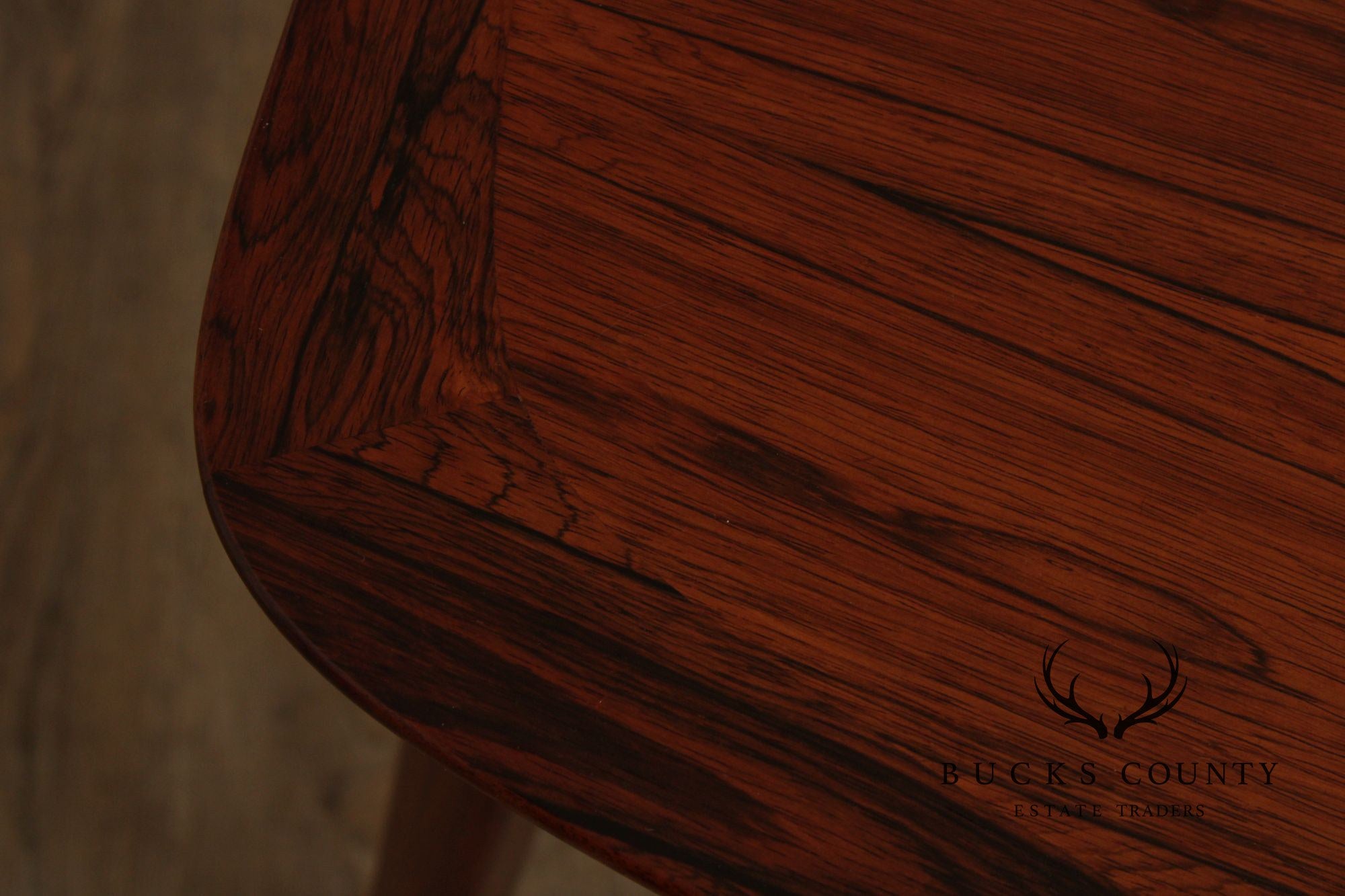 H.P. Hansen Danish Modern Rosewood Expandable Dining Table