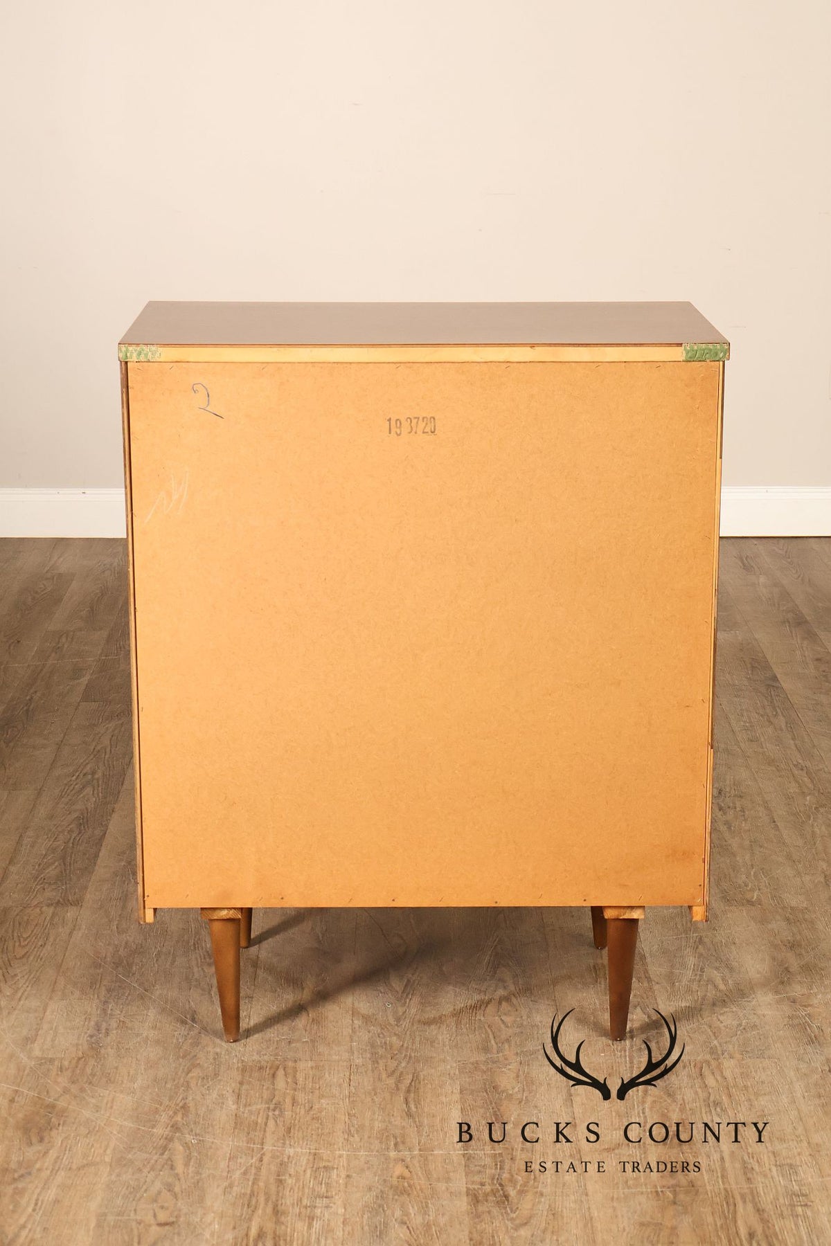 Johnson Carper Mid Century Modern Walnut Tall Chest