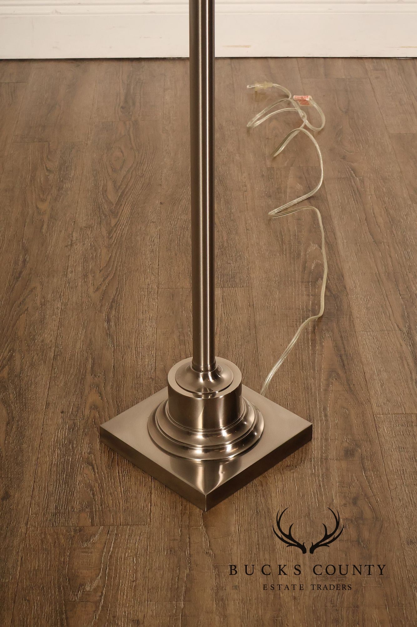 Restoration Hardware Adjustable Height Steel Floor Lamp