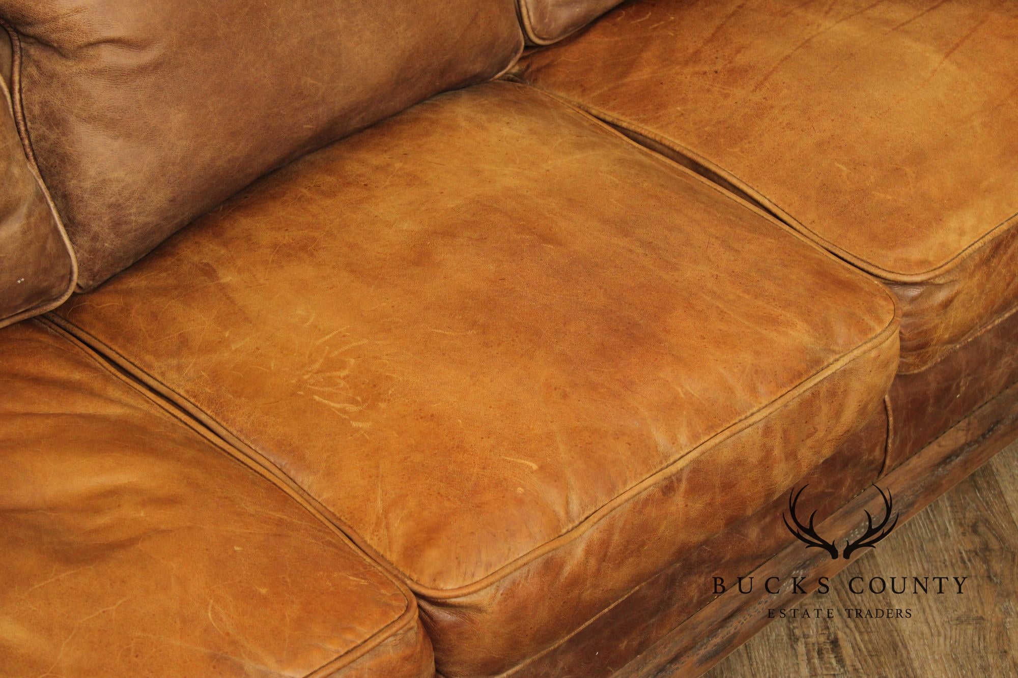 Moe's Collection 'Darlington' Rustic Leather Sofa