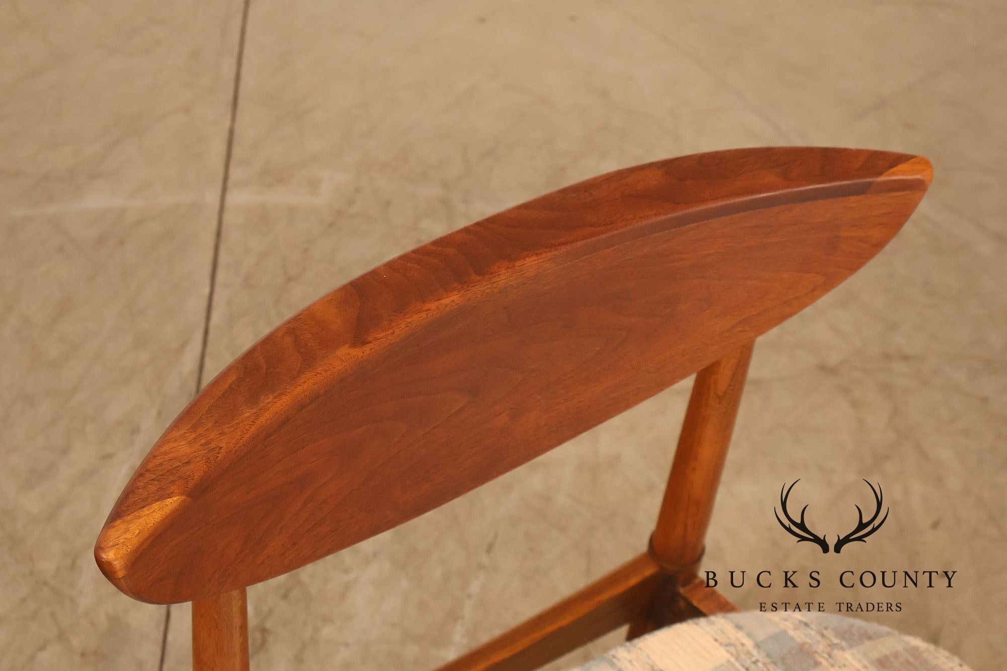 Lane Perception Mid Century Modern Walnut Side Chair