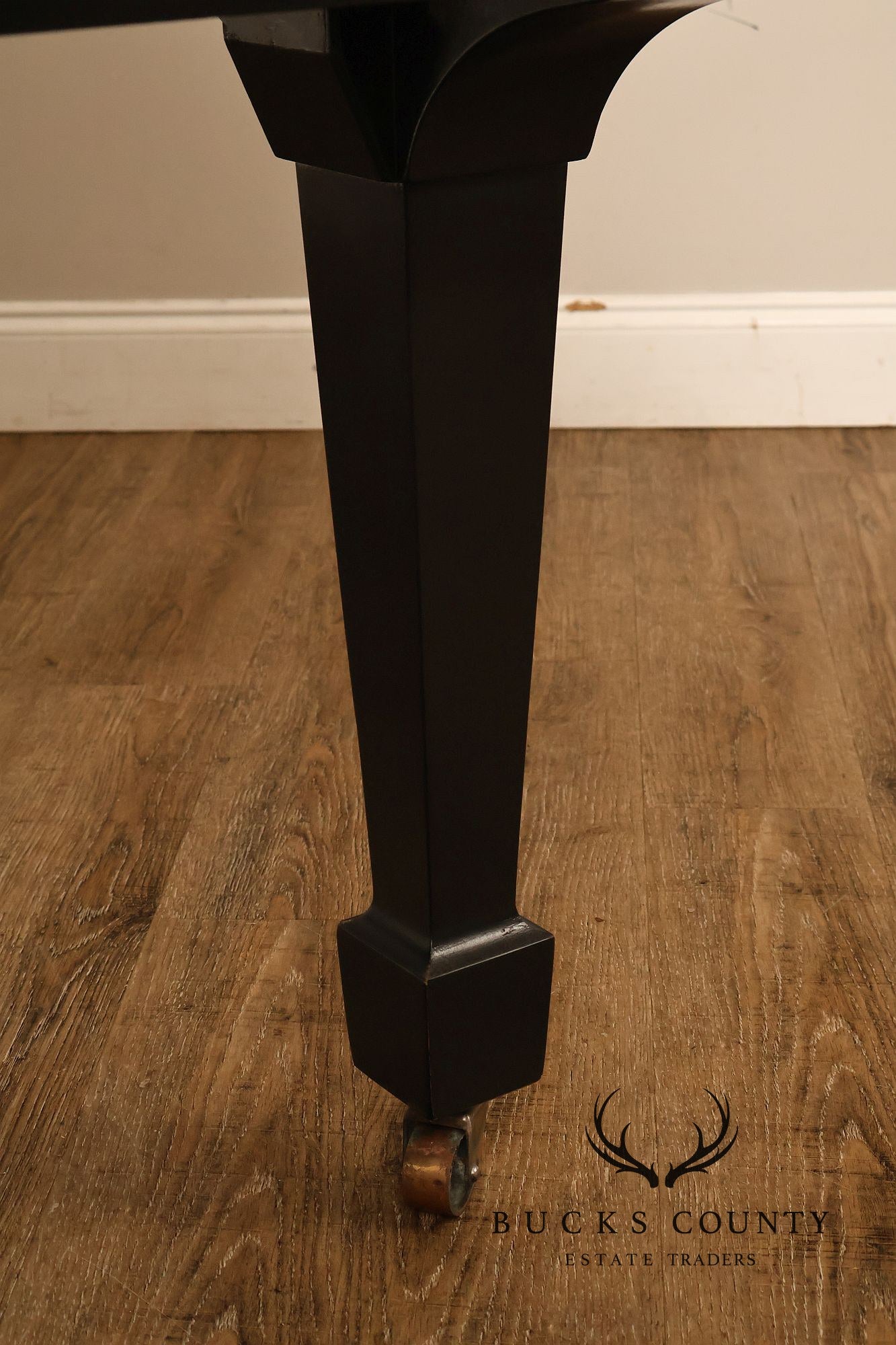 Kurtzman Ebonized Grand Piano And Duet Bench