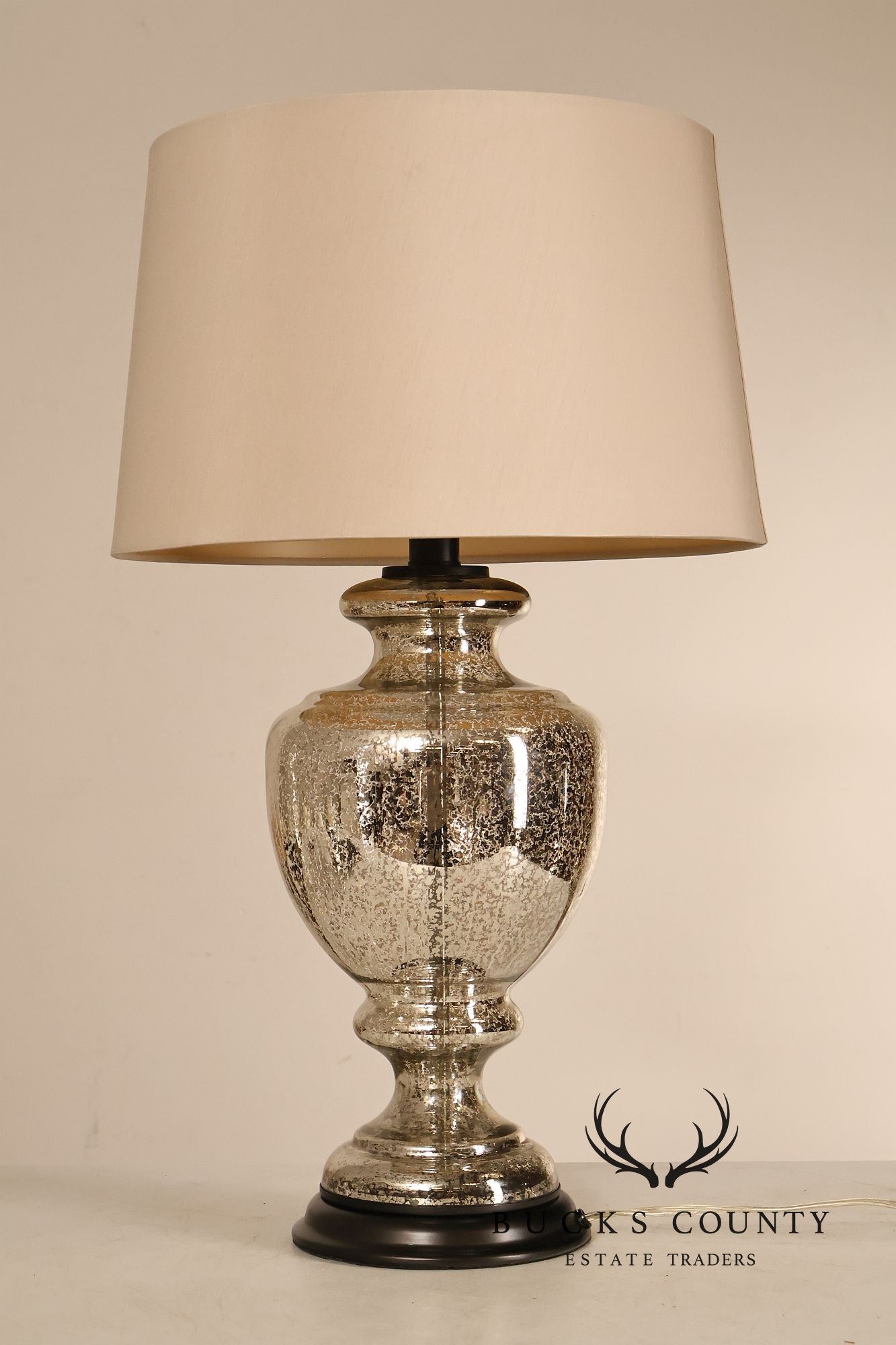 Contemporary Mercury Glass Table Lamp