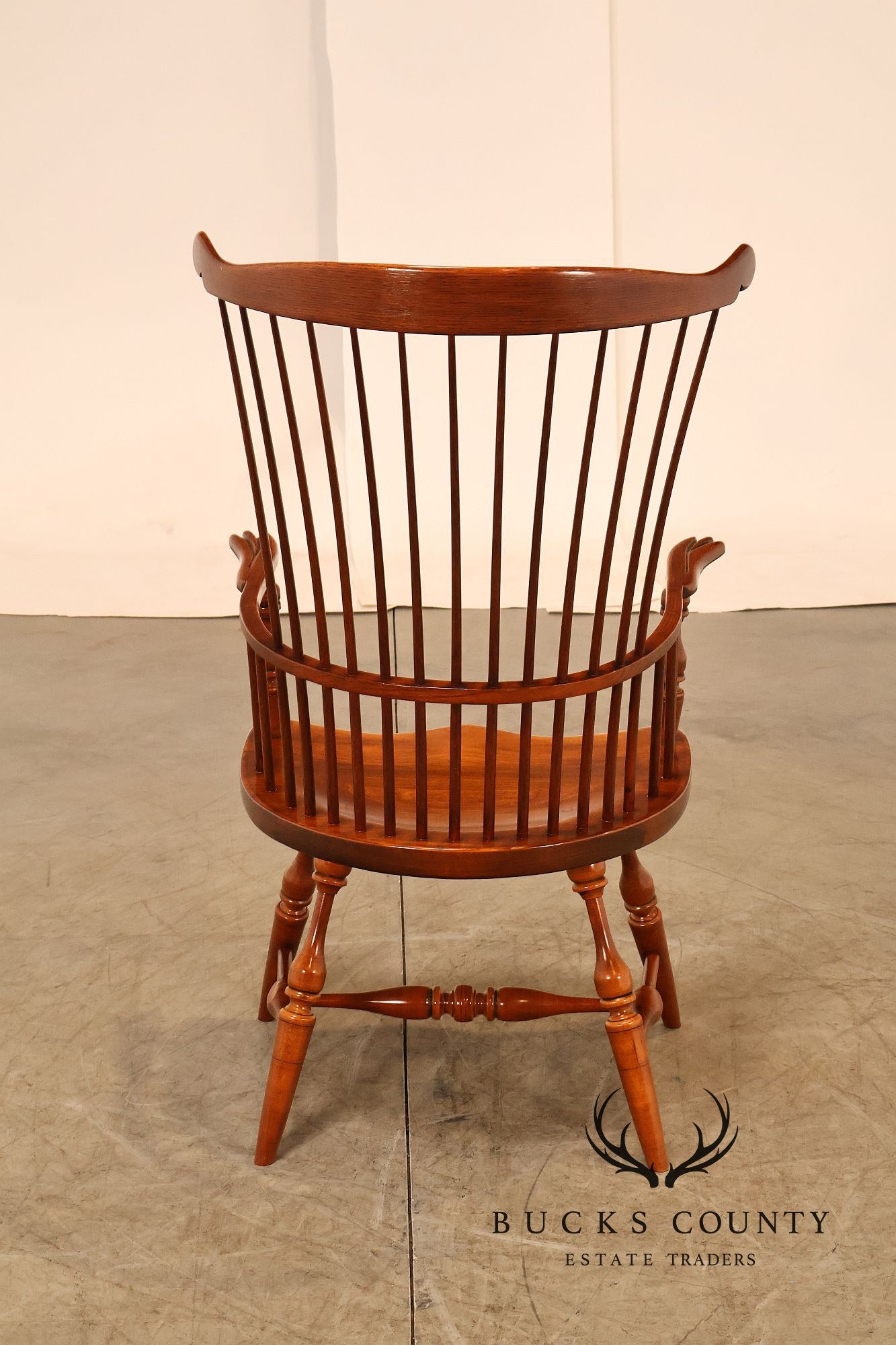 Frederick Duckloe Cherry Comb-Back Windsor Armchair