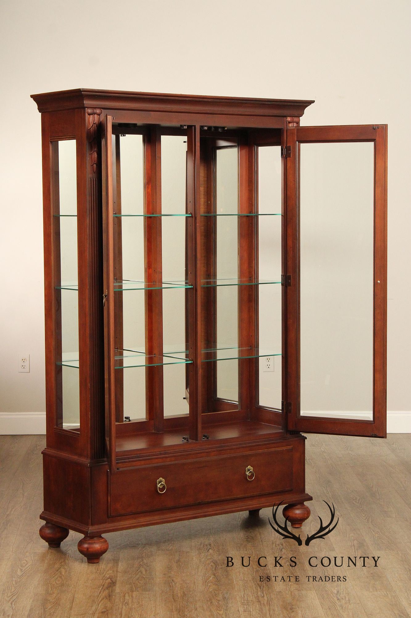 Ethan Allen British Classics Collection China Display Cabinet