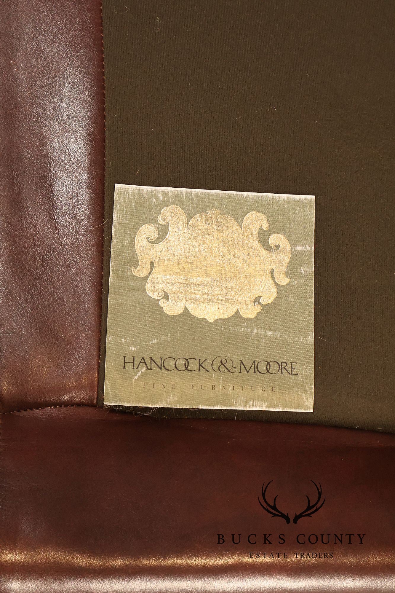 Hancock & Moore Traditional Leather Loveseat