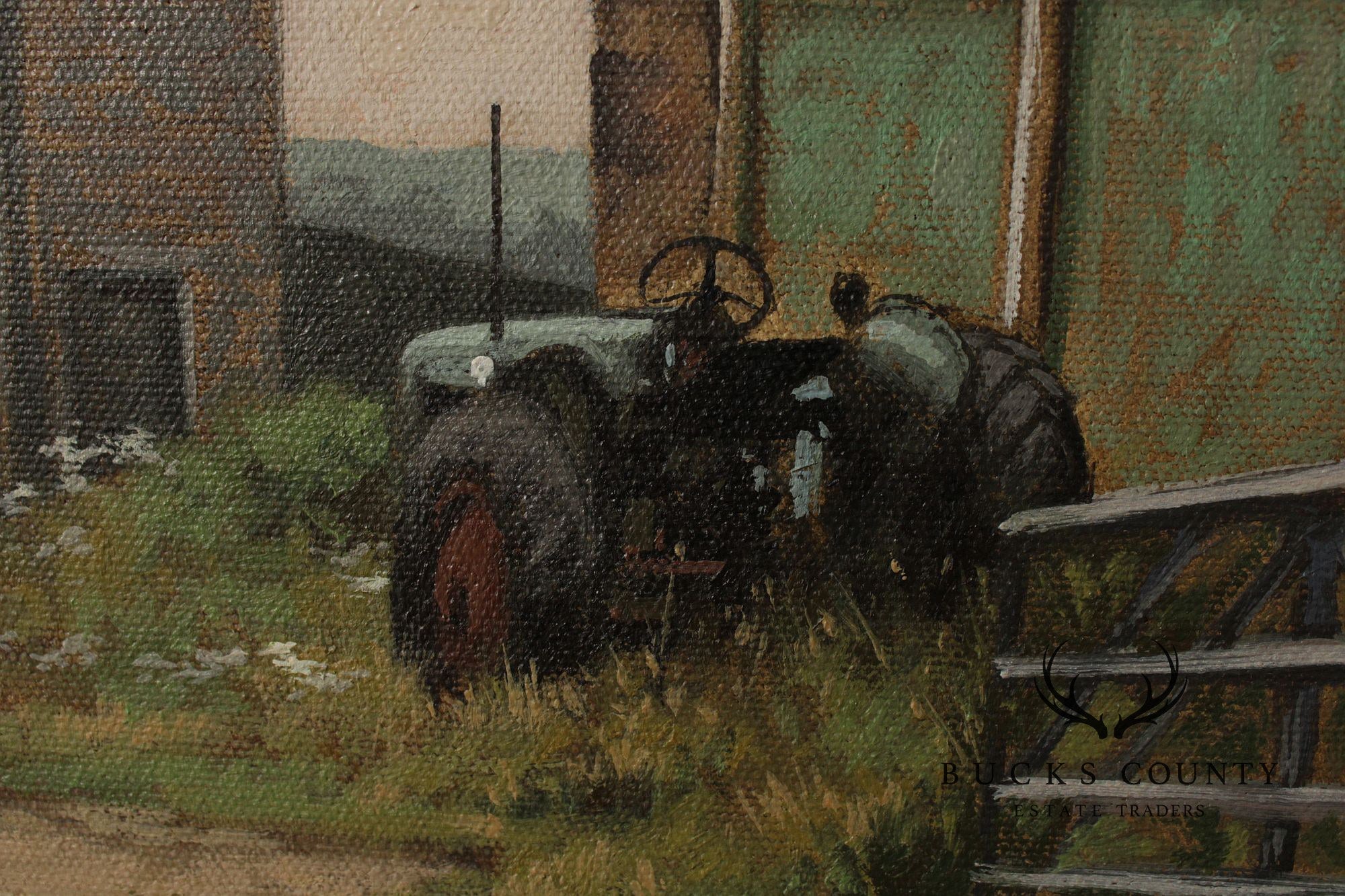 Harley Bartlett Oil Painting, Rural Afternoon