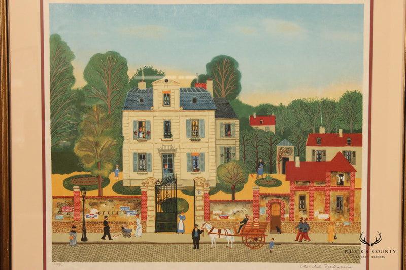 Michel Delacroix 'Bonjour Mr. Rousseau' Framed Limited Edition Print
