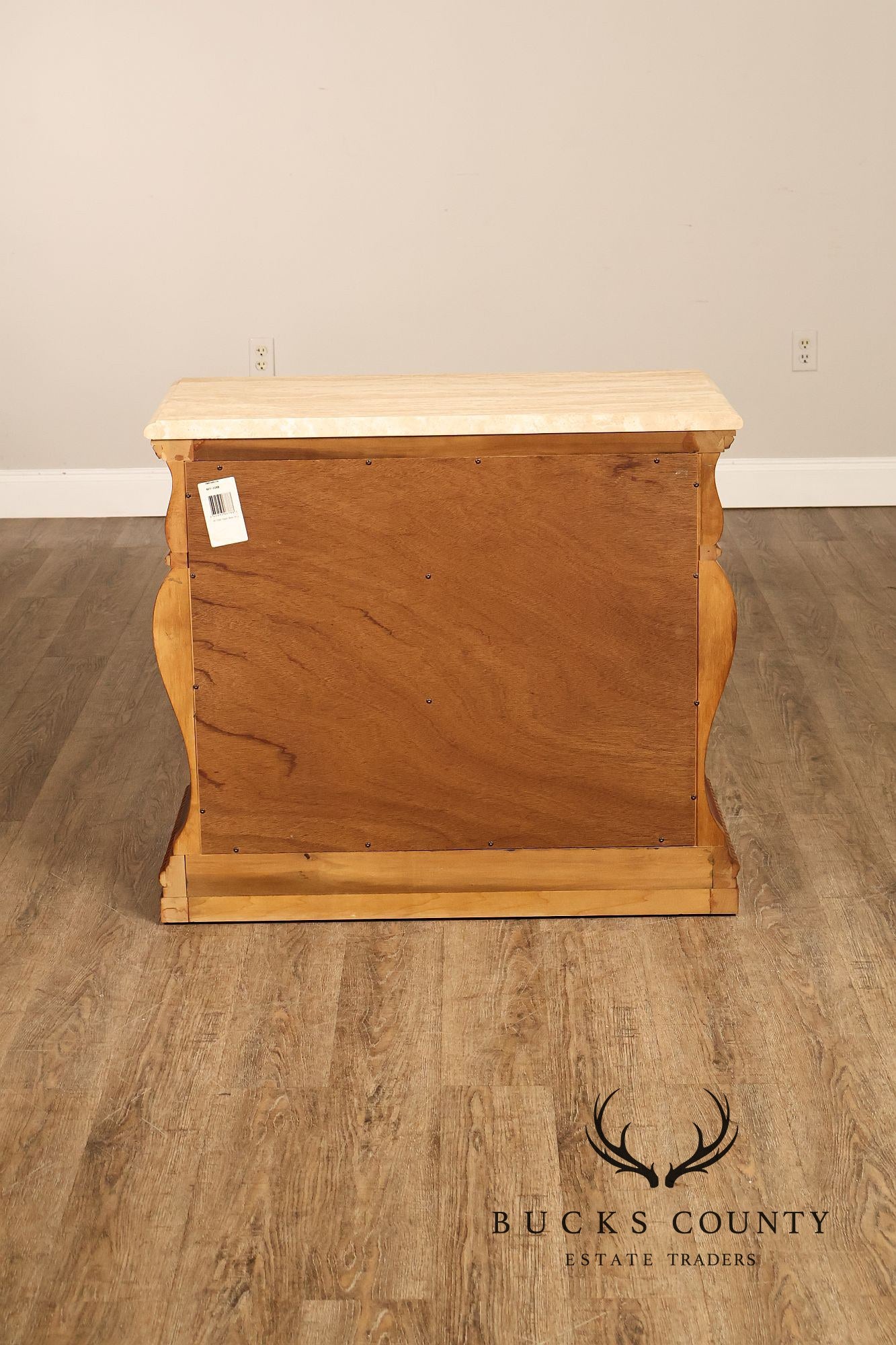 Century Furniture Baroque Style Marble Top Bombe Chest Of Drawersd