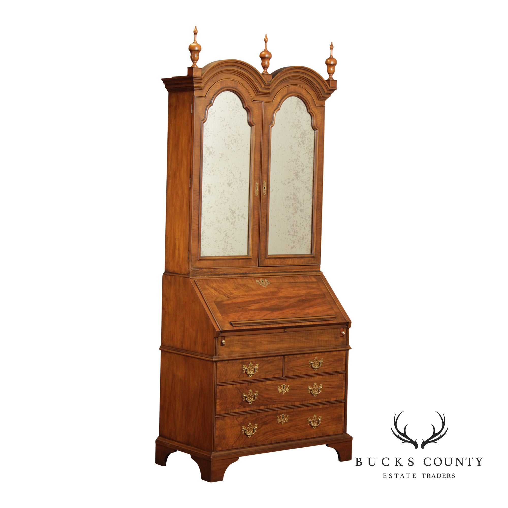 Baker Collectors' Edition Walnut Secretary Desk