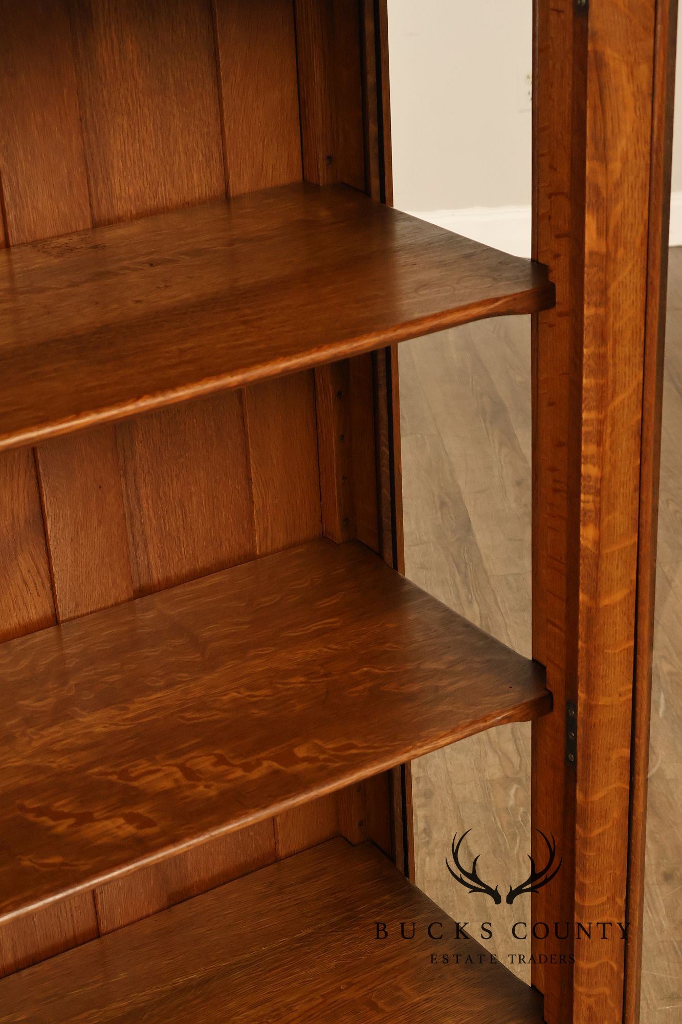 Stickley Brothers Antique Mission Oak Display China Cabinet