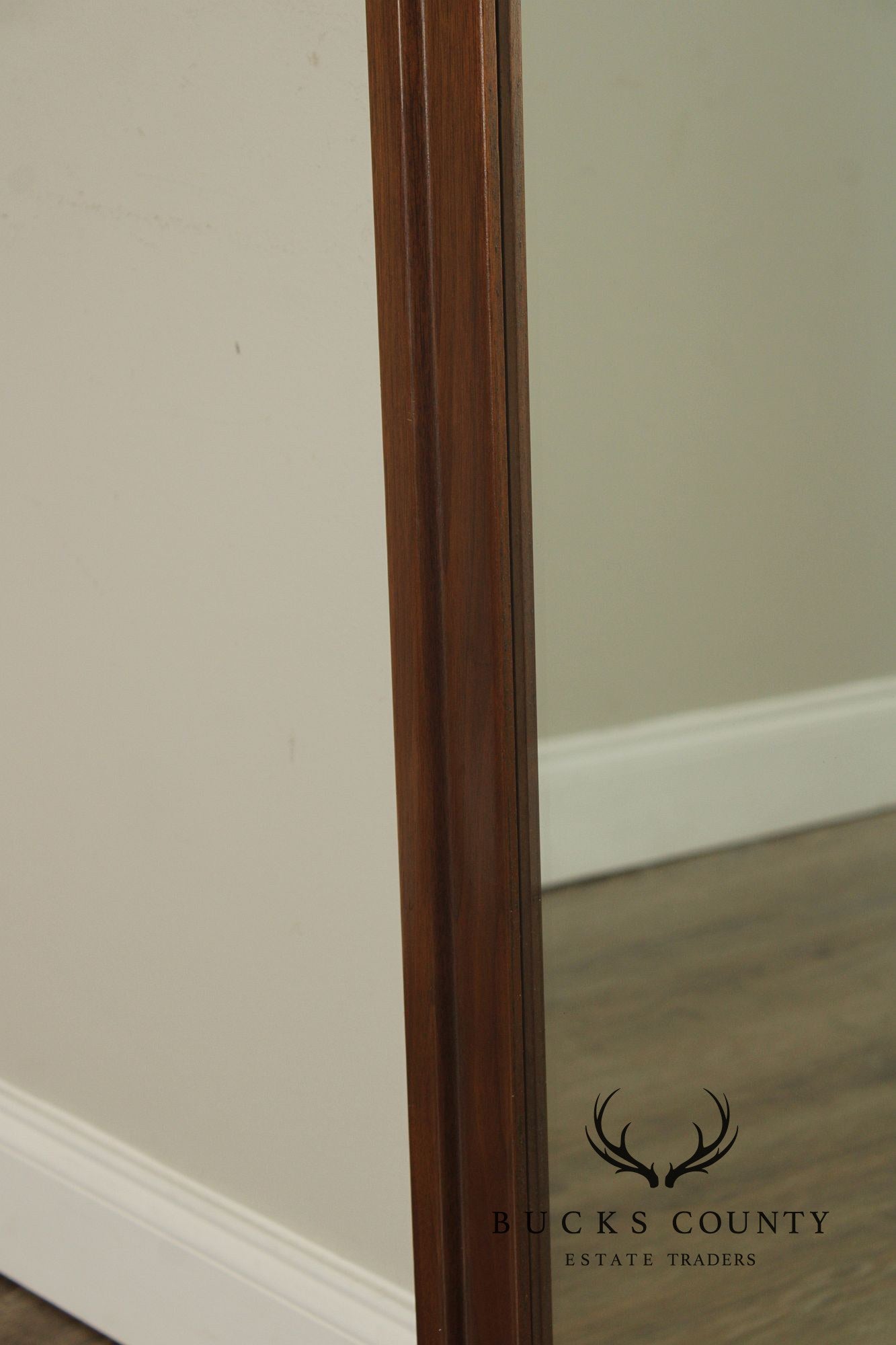 Mid Century Modern Brutalist Burl And Walnut Mirror