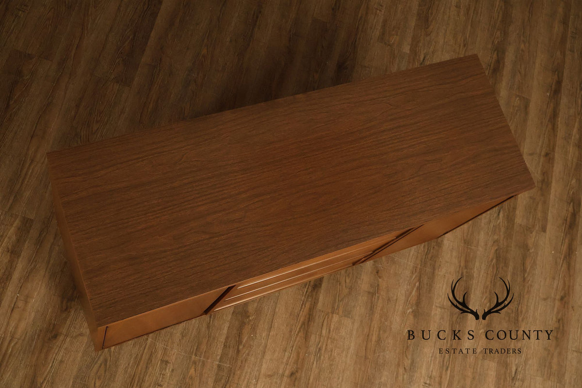 Mid Century Modern Broyhill Pacemaker Walnut Credenza Cabinet