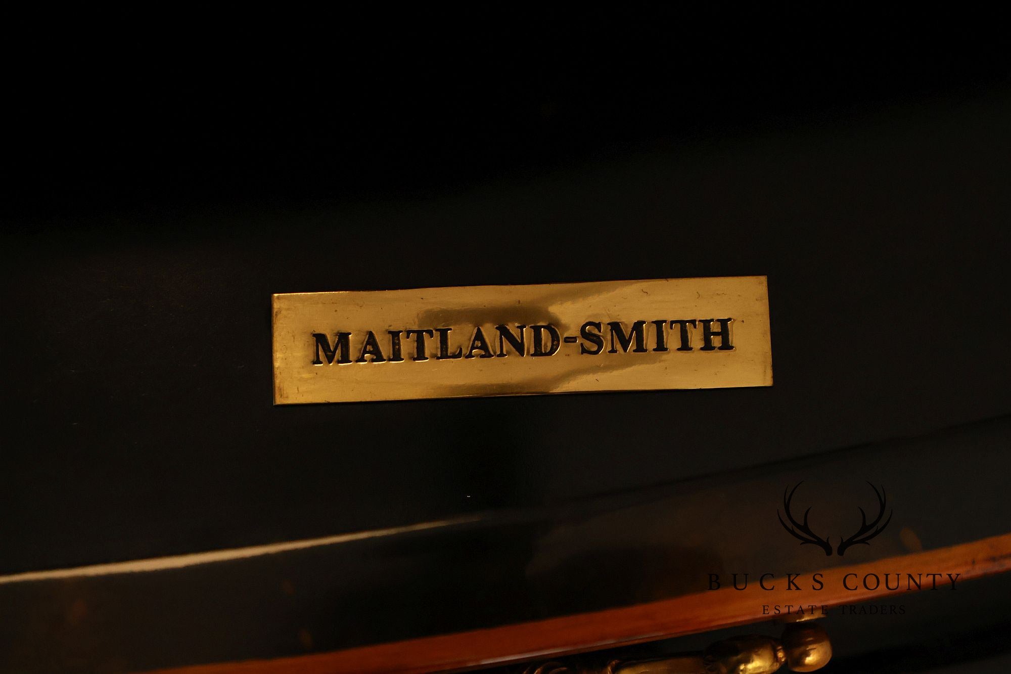 Maitland Smith Chinoiserie Bow Front Chest of Drawers