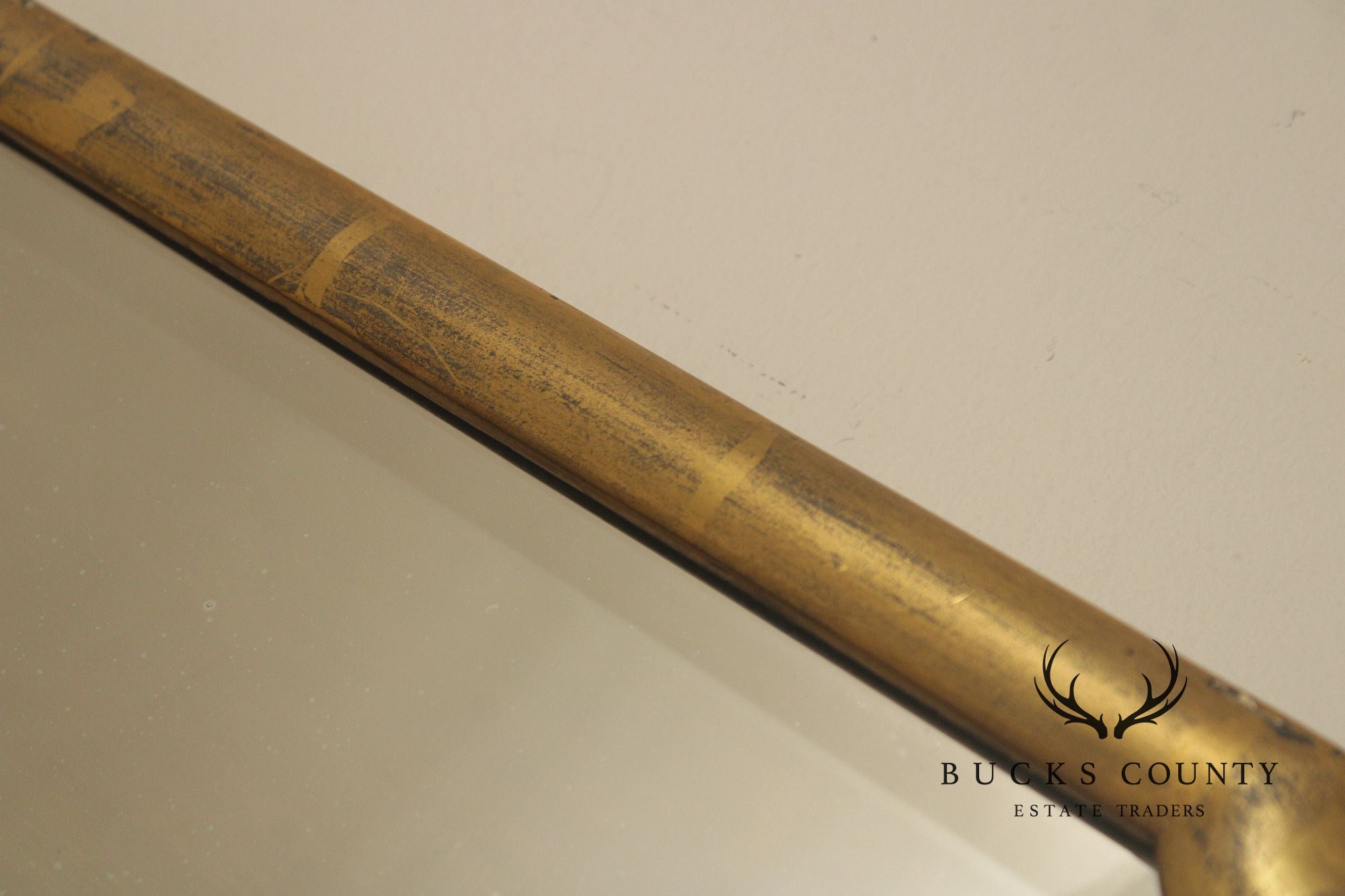 Queen Anne Style Gilt Frame Looking Glass Wall Mirror